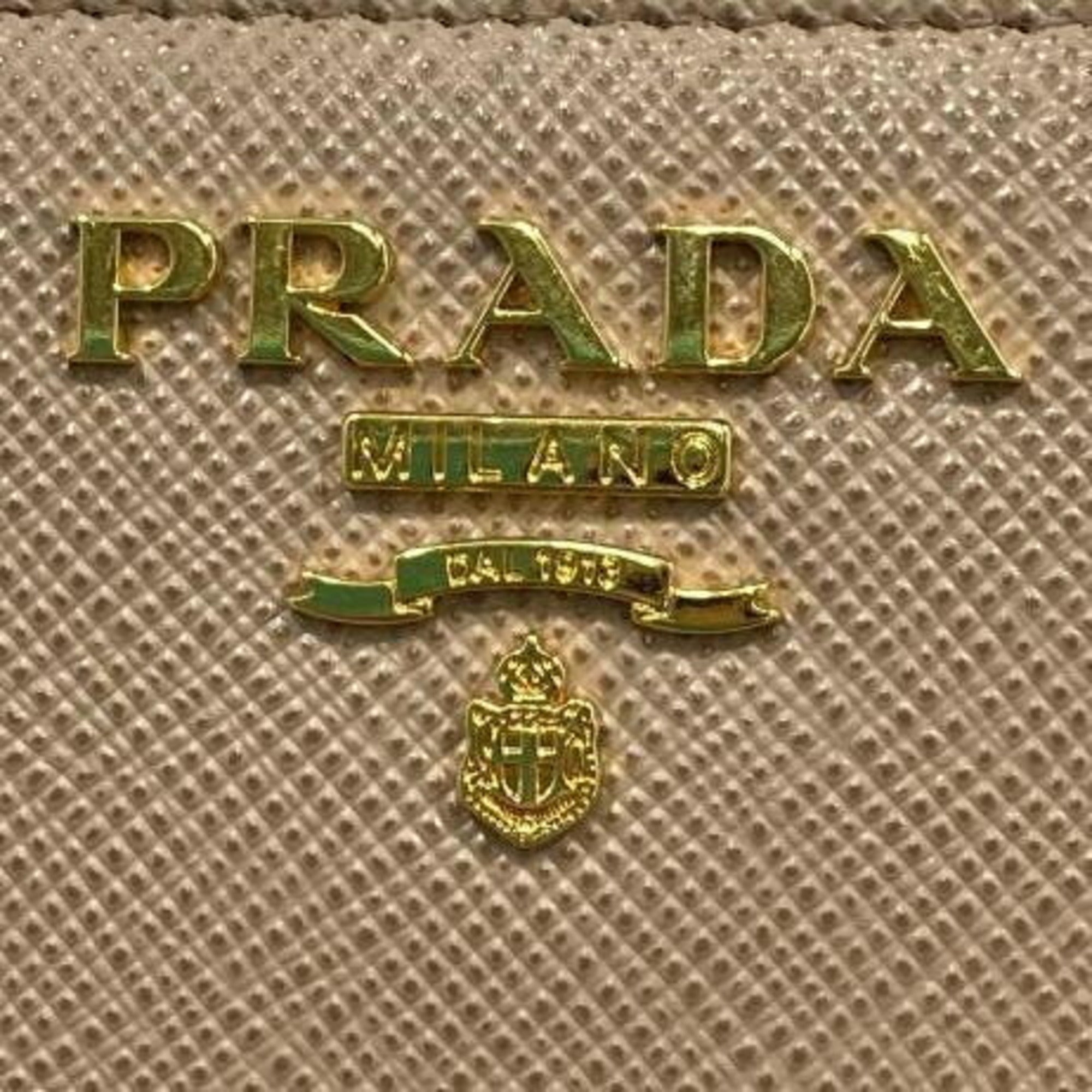 Prada Pink Beige Coin Purse/Coin Case (Pre-Owned)