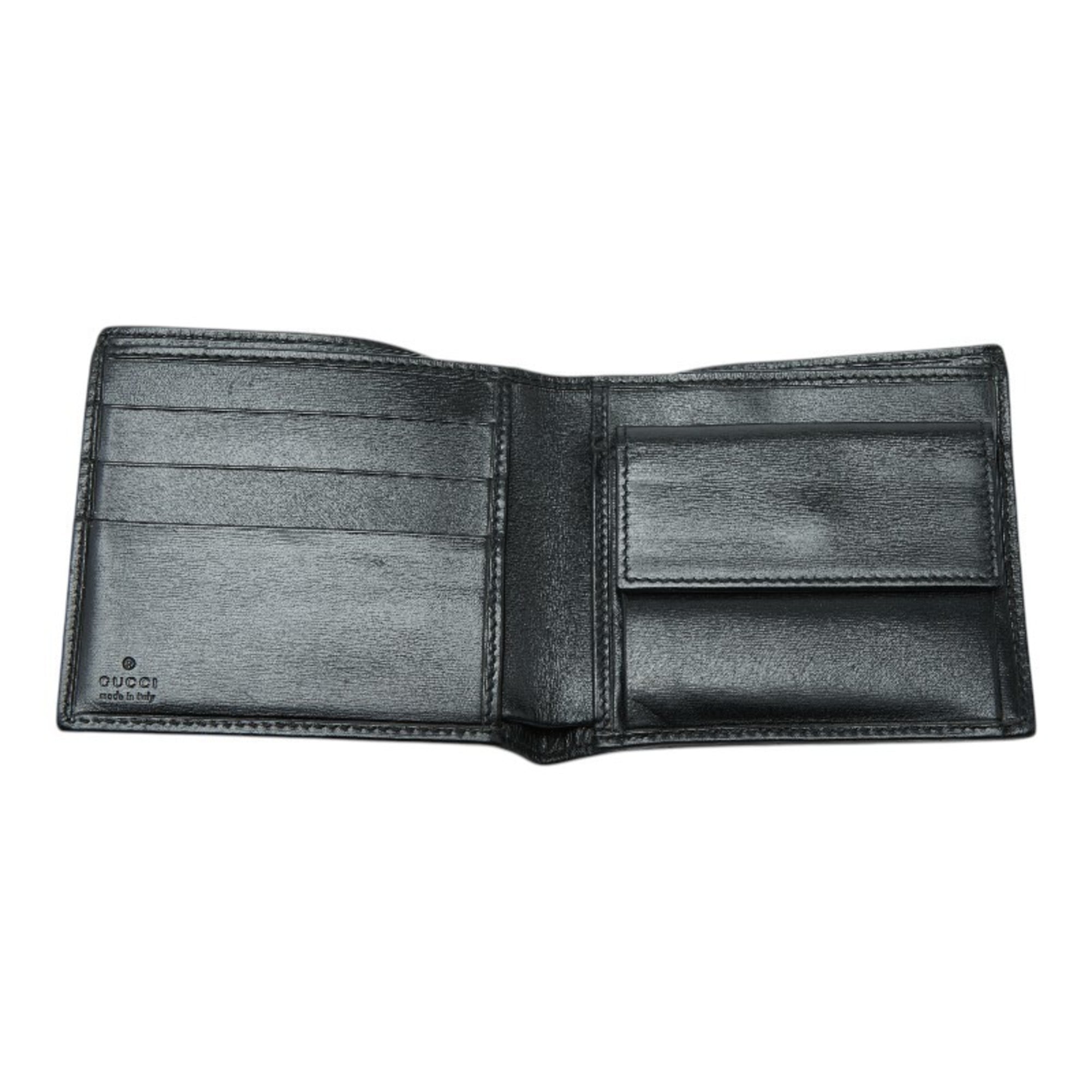 Gucci Black Leather Wallet (Bi-Fold) (Pre-Owned)