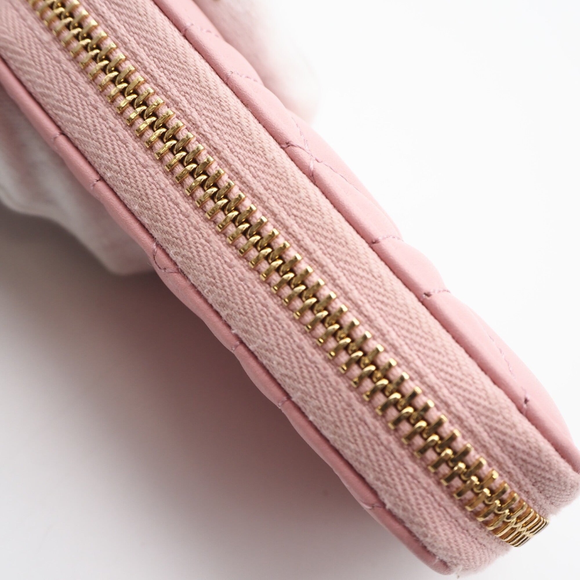 Christian Dior Lady Dior Pink Leather Coin Purse/Coin Case (Pre-Owned)