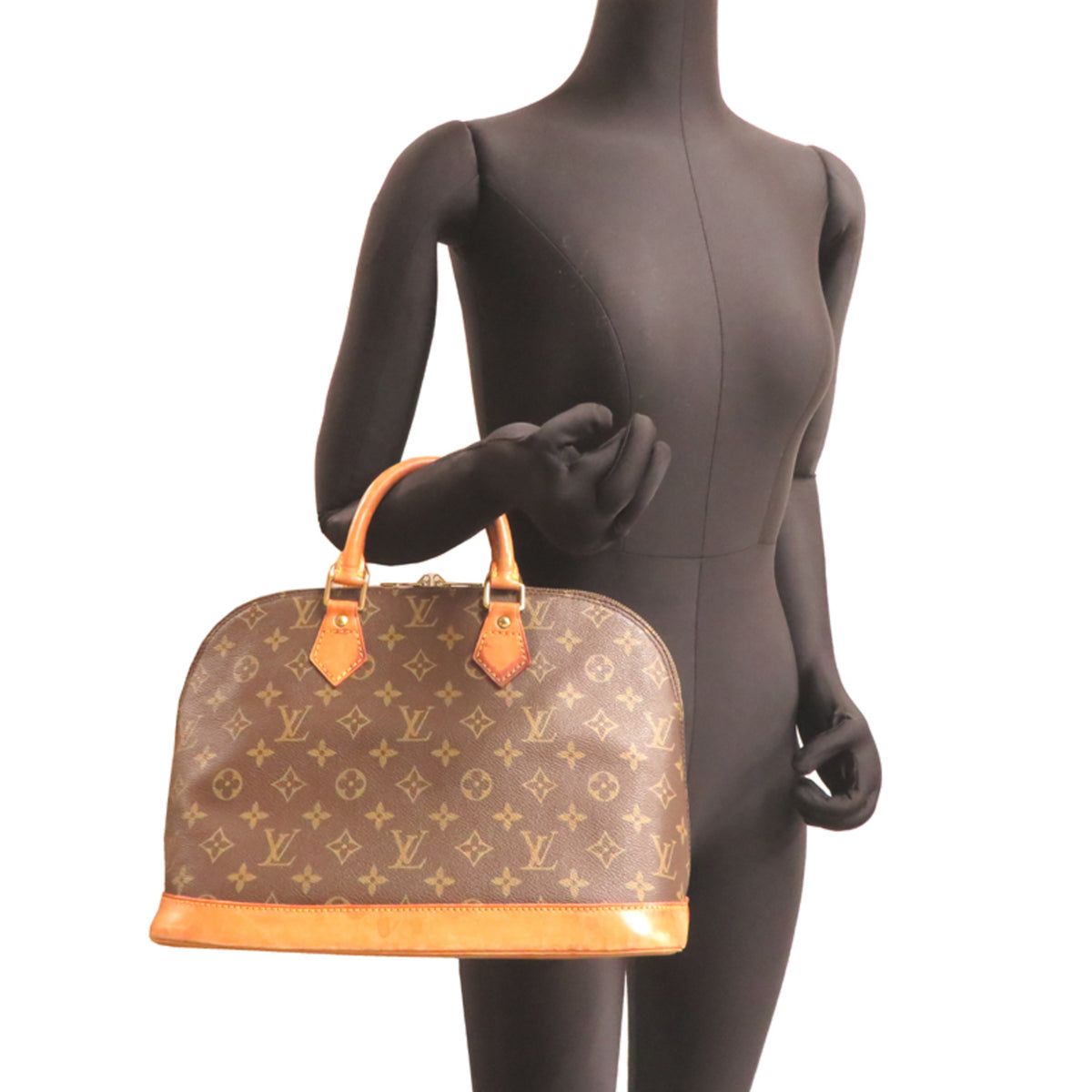 Louis Vuitton Brown Monogram Handbag (Pre-Owned)