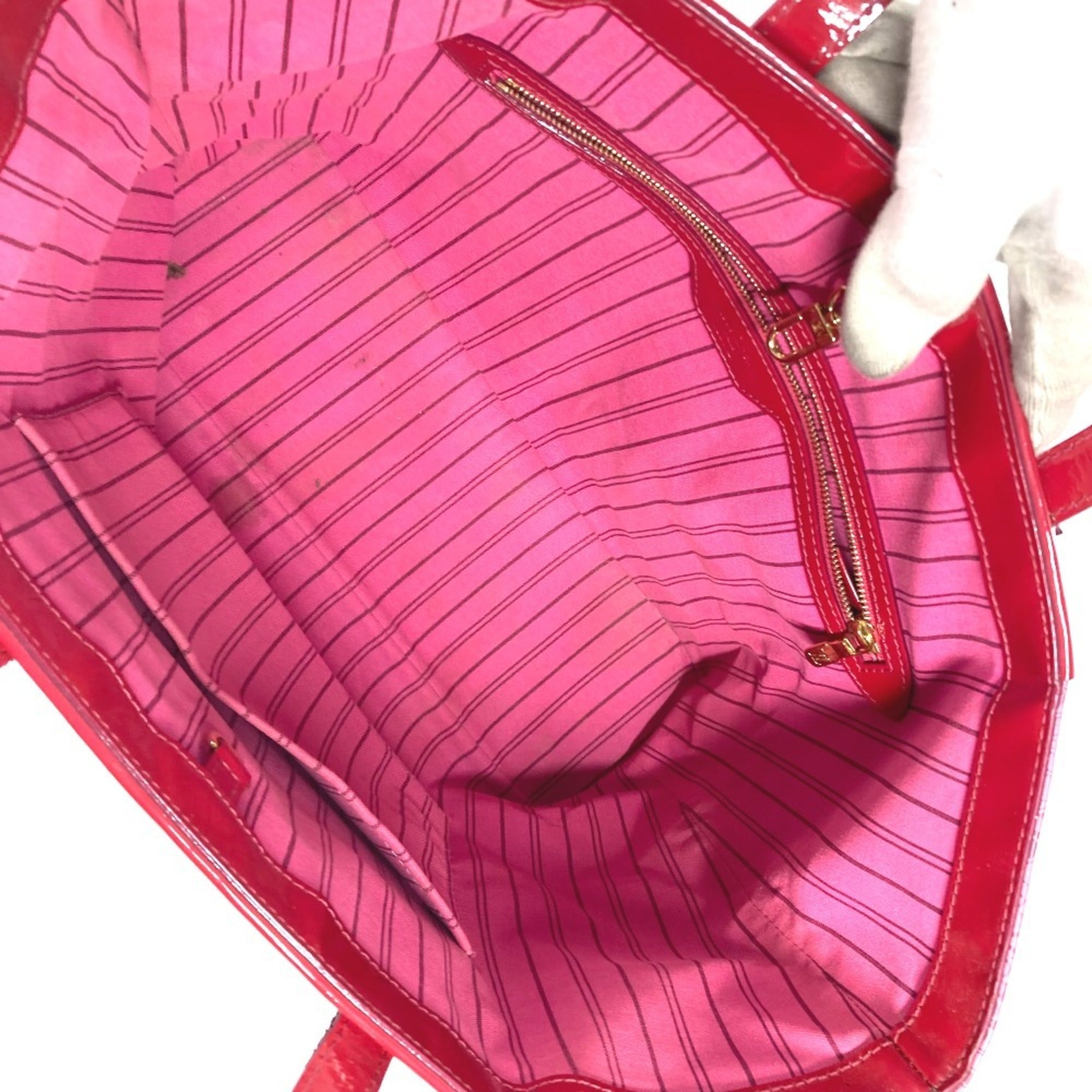 Louis Vuitton Pink Pvc Leather Shoulder Bag Tote Bag (Pre-Owned)