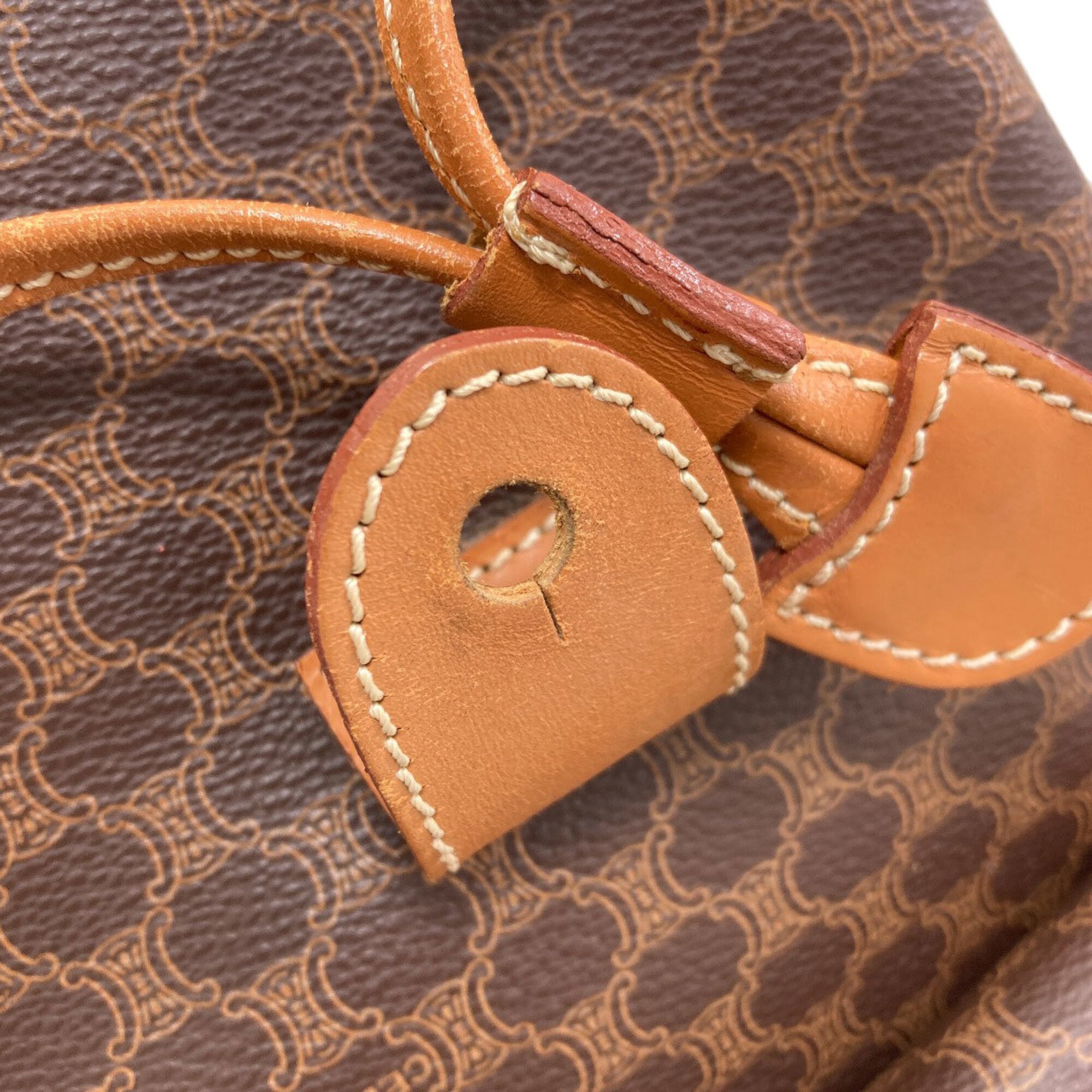 Celine Brown Pvc Backpack (Pre-Owned)