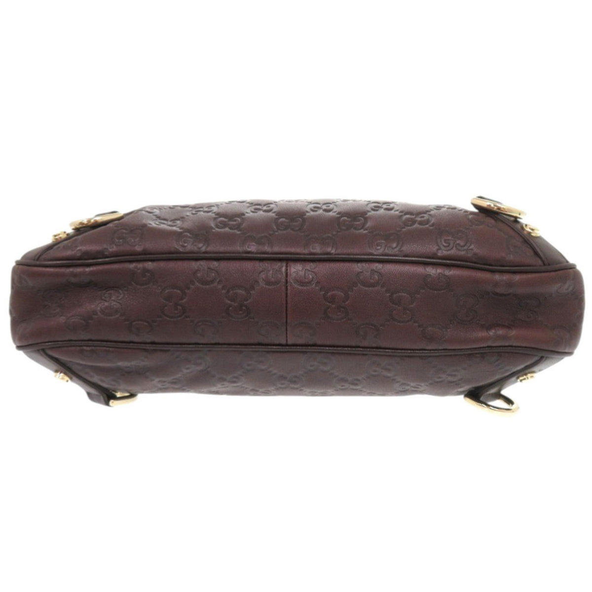 Gucci Brown Leather Shoulder Bag (Pre-Owned)