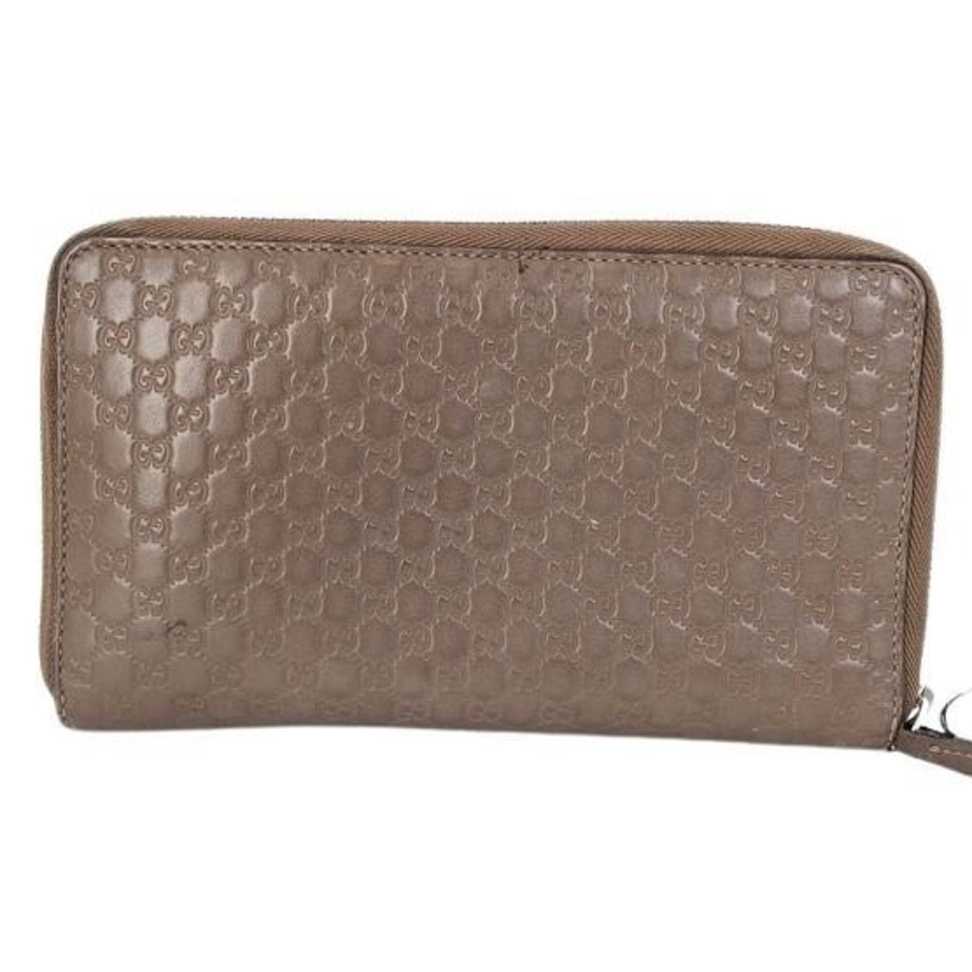 Gucci Brown Leather Coin Purse/Coin Case (Pre-Owned)