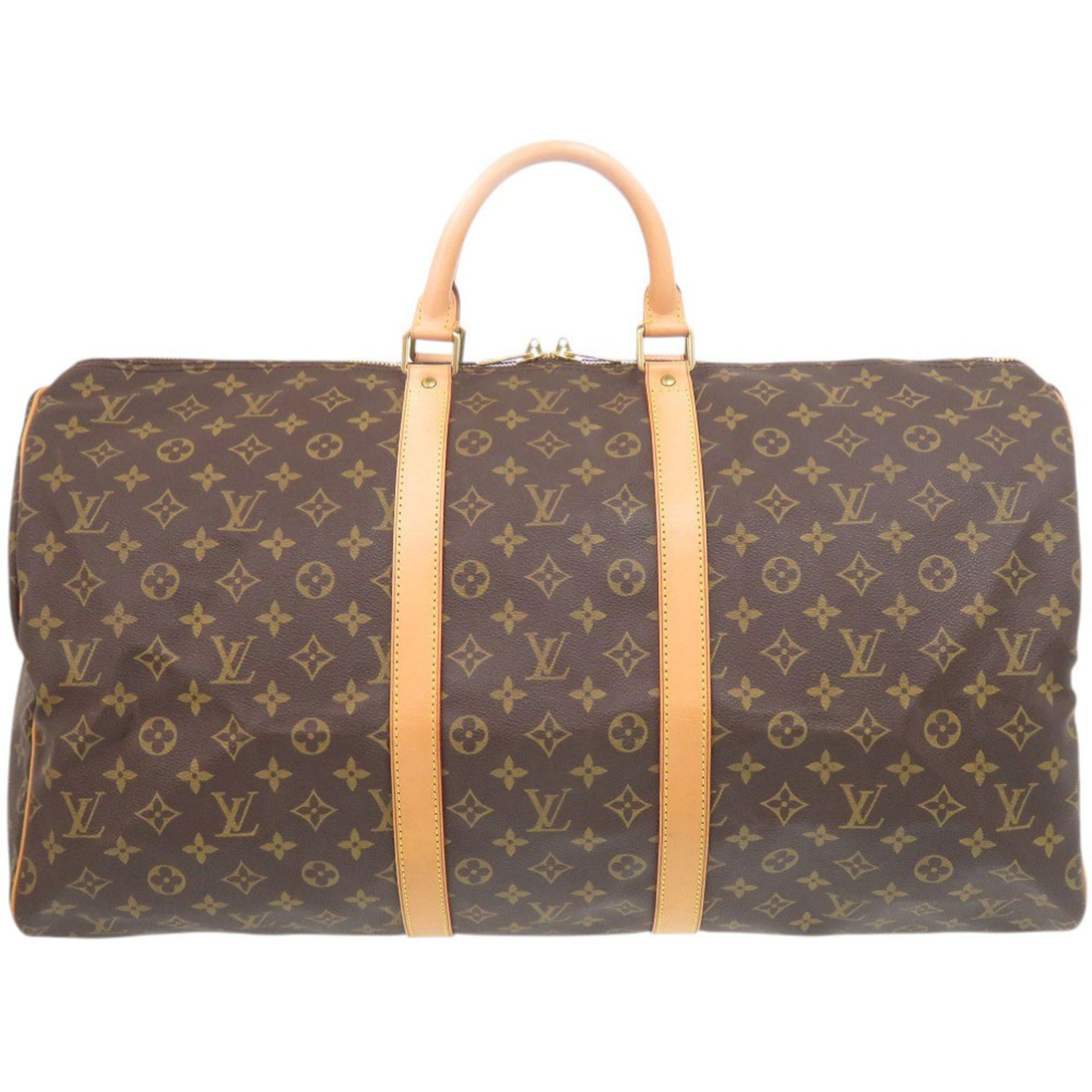 Louis Vuitton Monogram Brown Monogram Canvas Boston Bag (Pre-Owned)