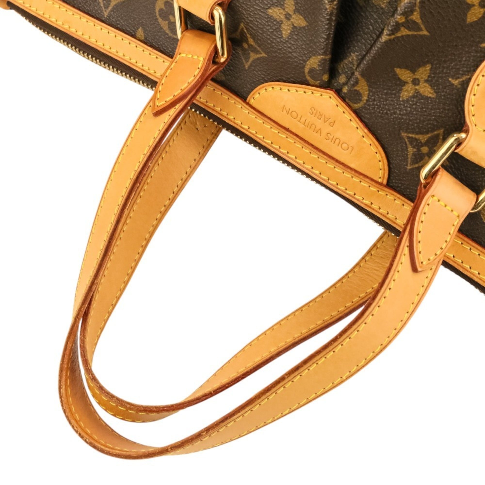 Louis Vuitton Brown Monogram Shoulder Bag Tote Bag (Pre-Owned)