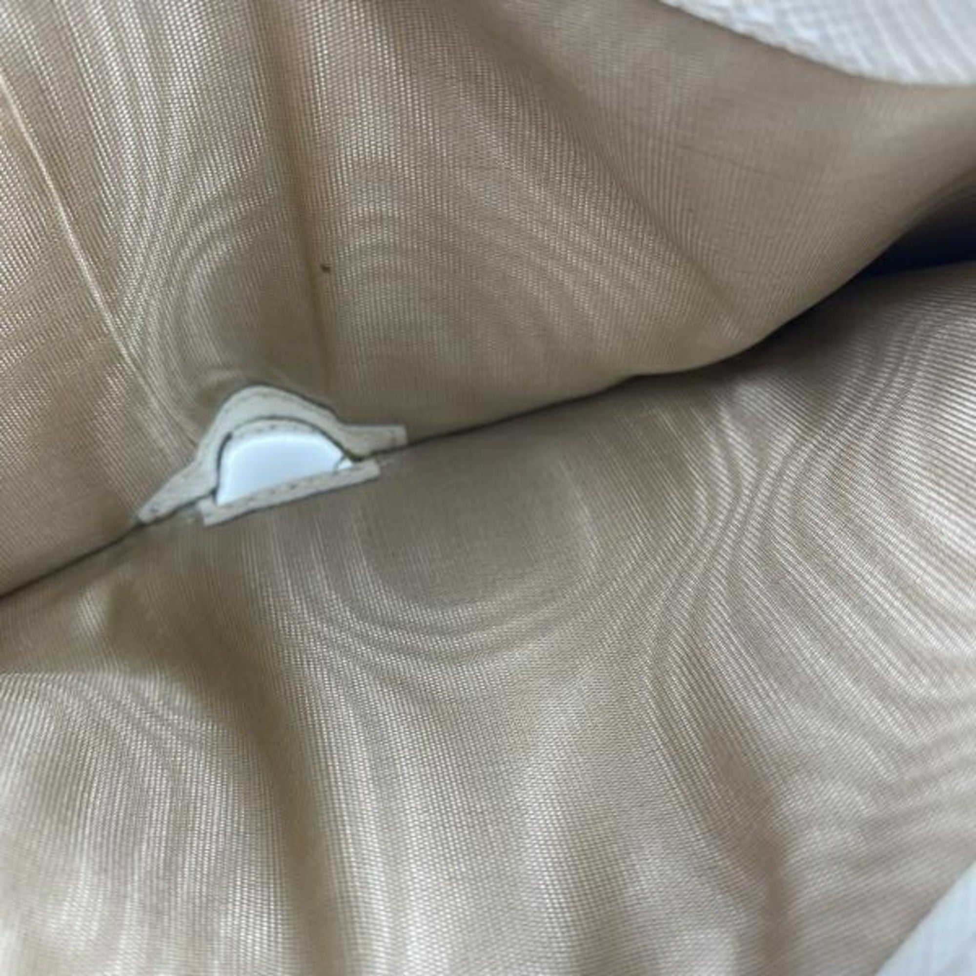 Prada Saffiano White Wallet (Tri-Fold) (Pre-Owned)