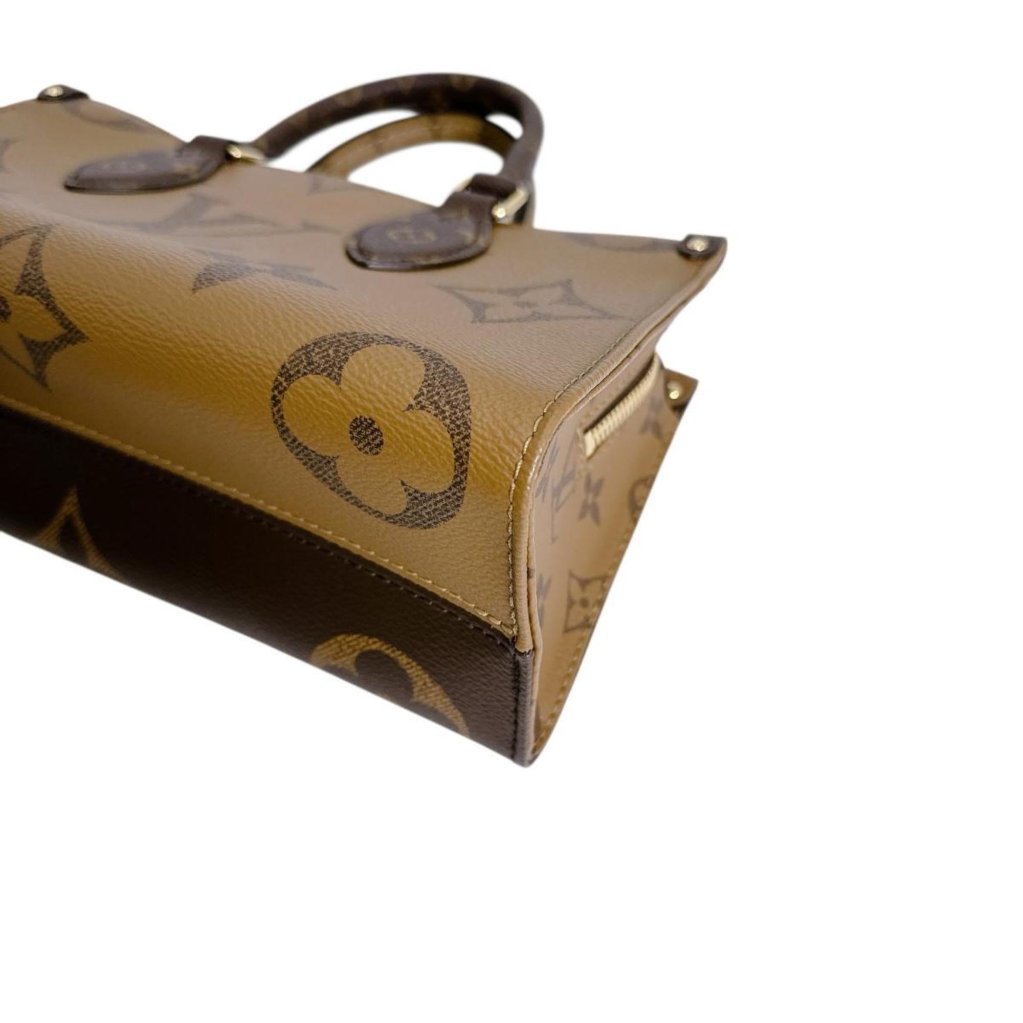 Louis Vuitton Brown Monogram Pouch Tote Bag (Pre-Owned)