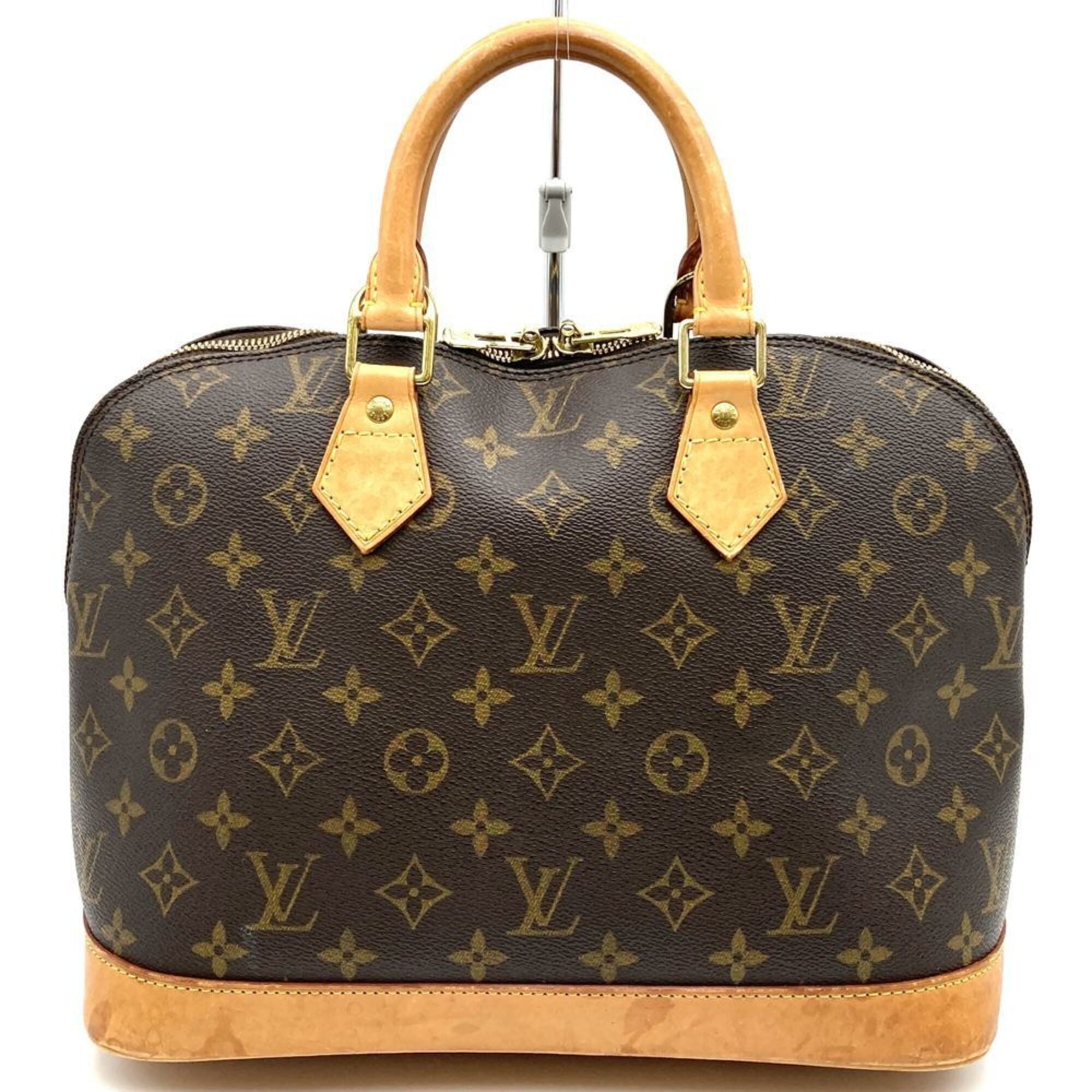 Louis Vuitton Brown Monogram Canvas Handbag (Pre-Owned)