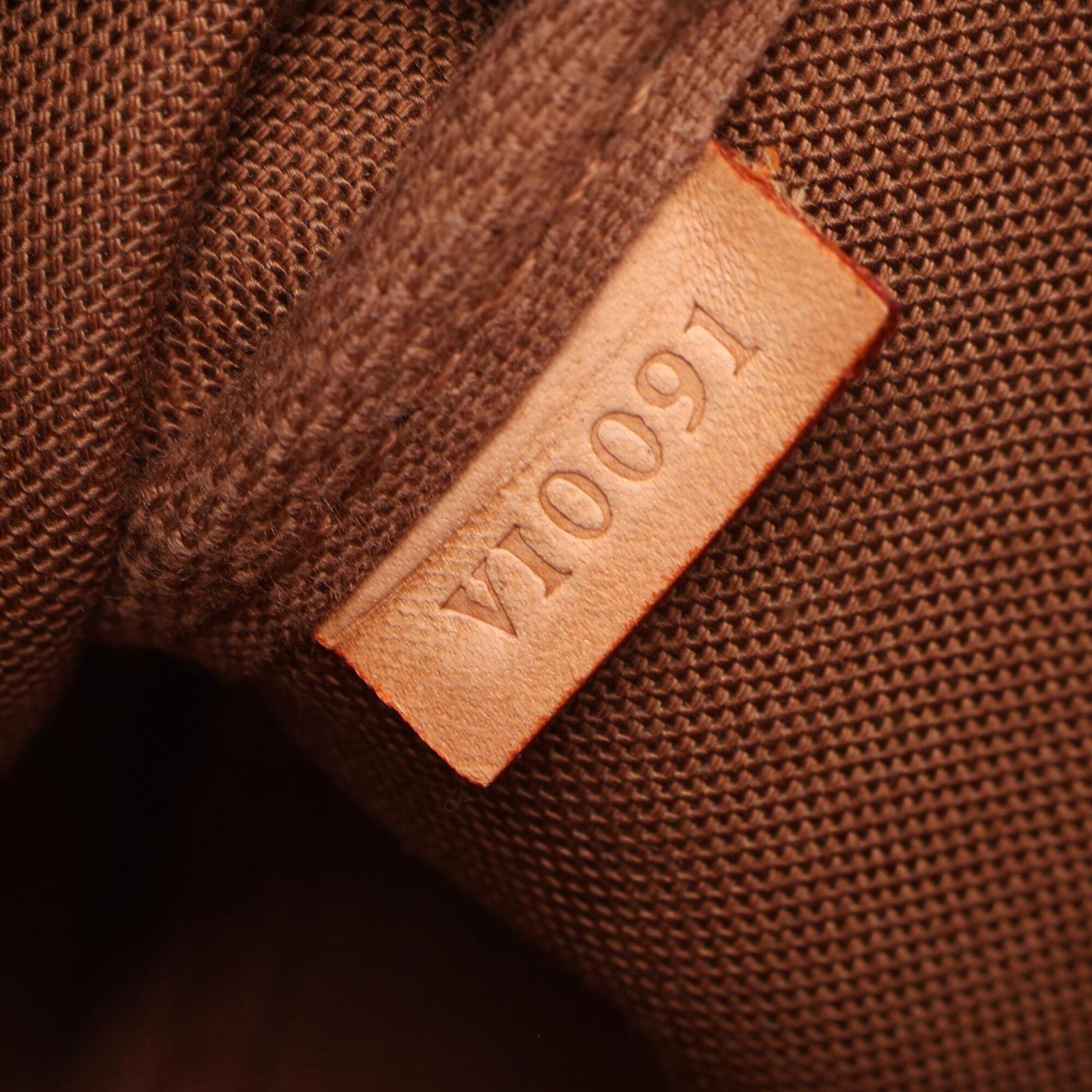 Louis Vuitton Brown Coated Canvas Leather Handbag (Pre-Owned)