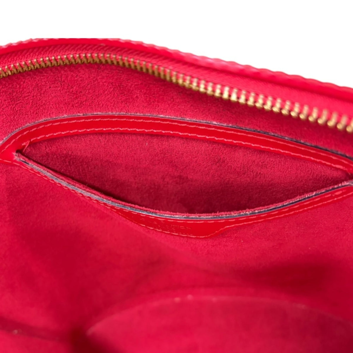 Louis Vuitton Epi Castilian Red Red Color Epi Leather Handbag Shoulder Bag (Pre-Owned)