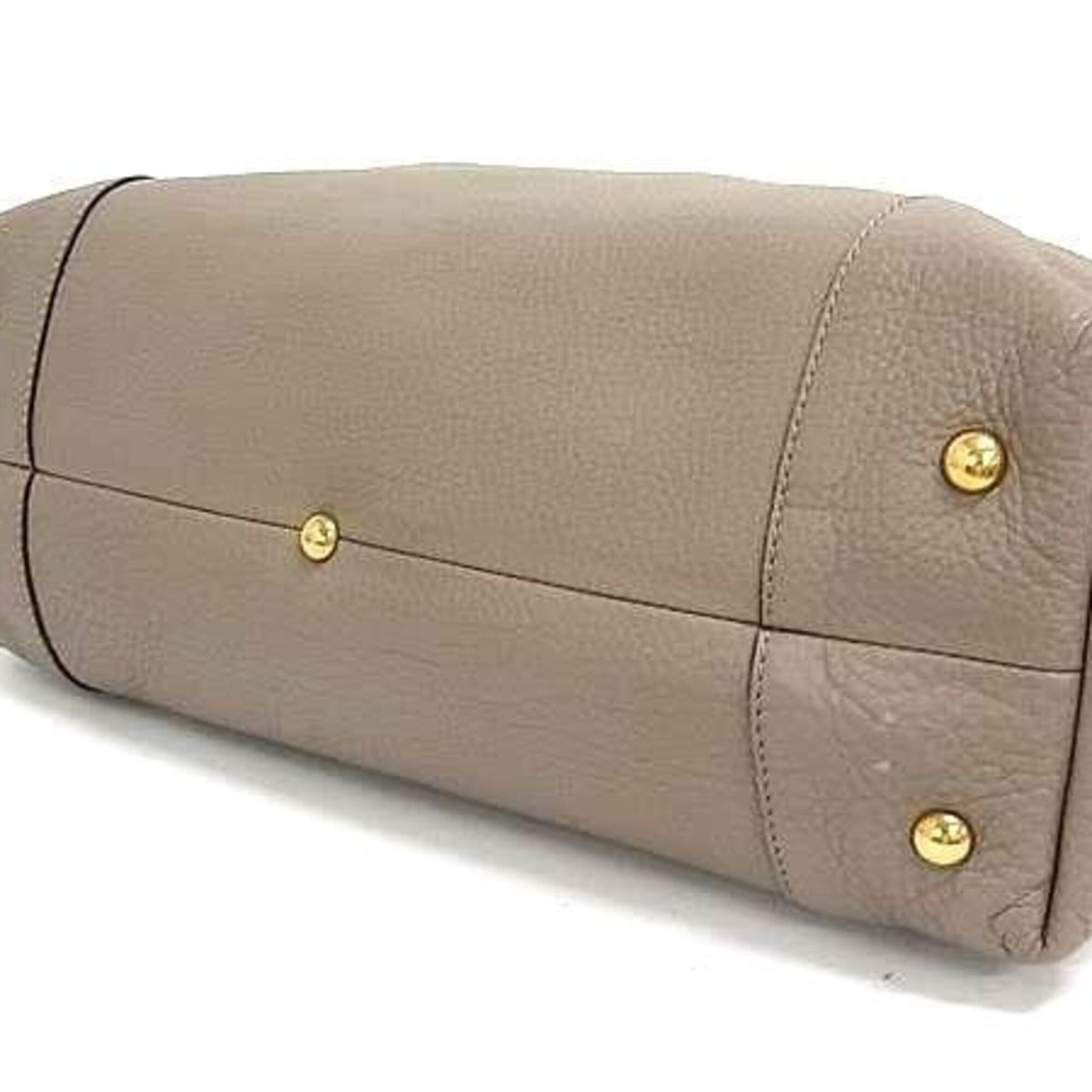 Gucci Grayish Leather Tote Bag (Pre-Owned)