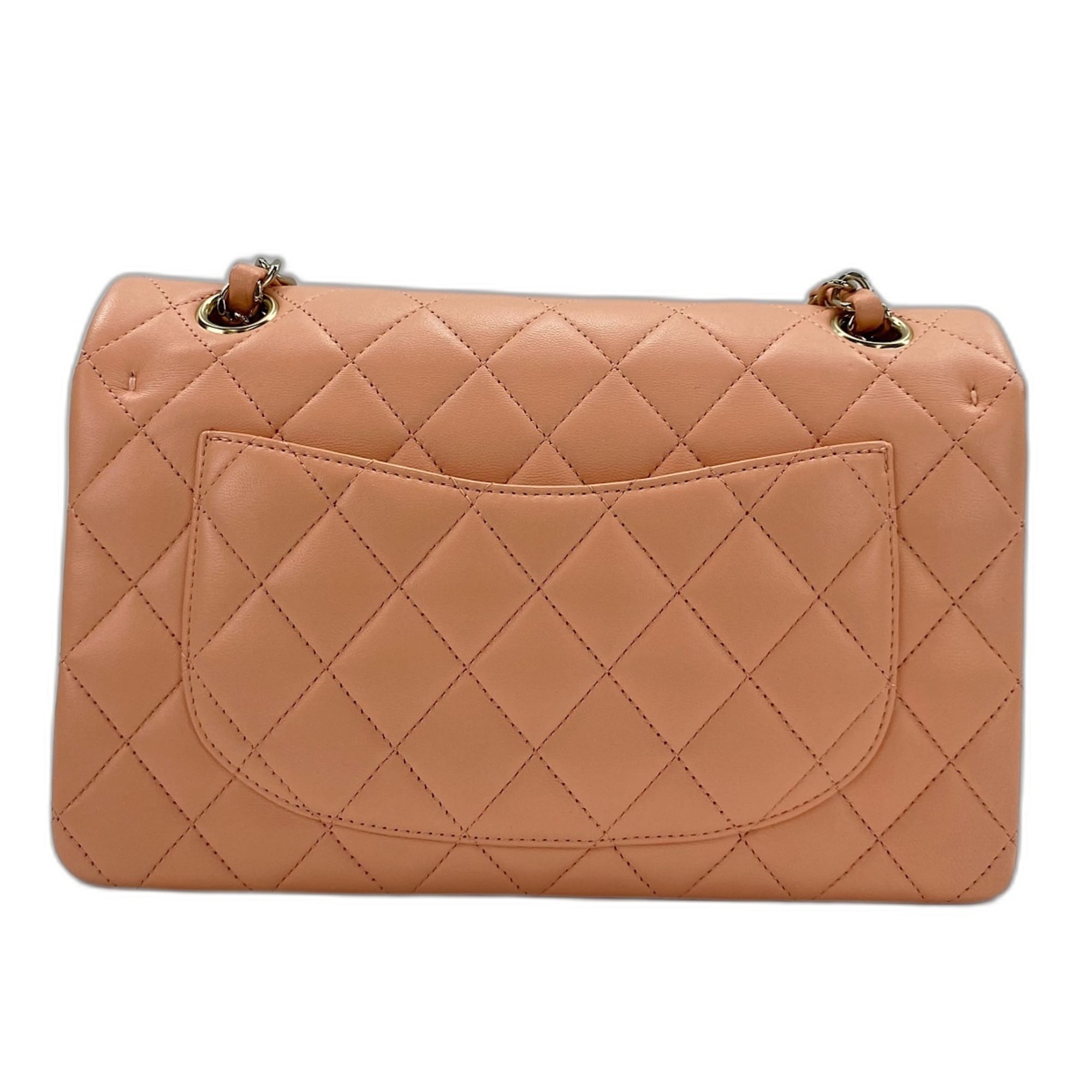 Chanel Pink Leather Shoulder Bag (Pre-Owned)