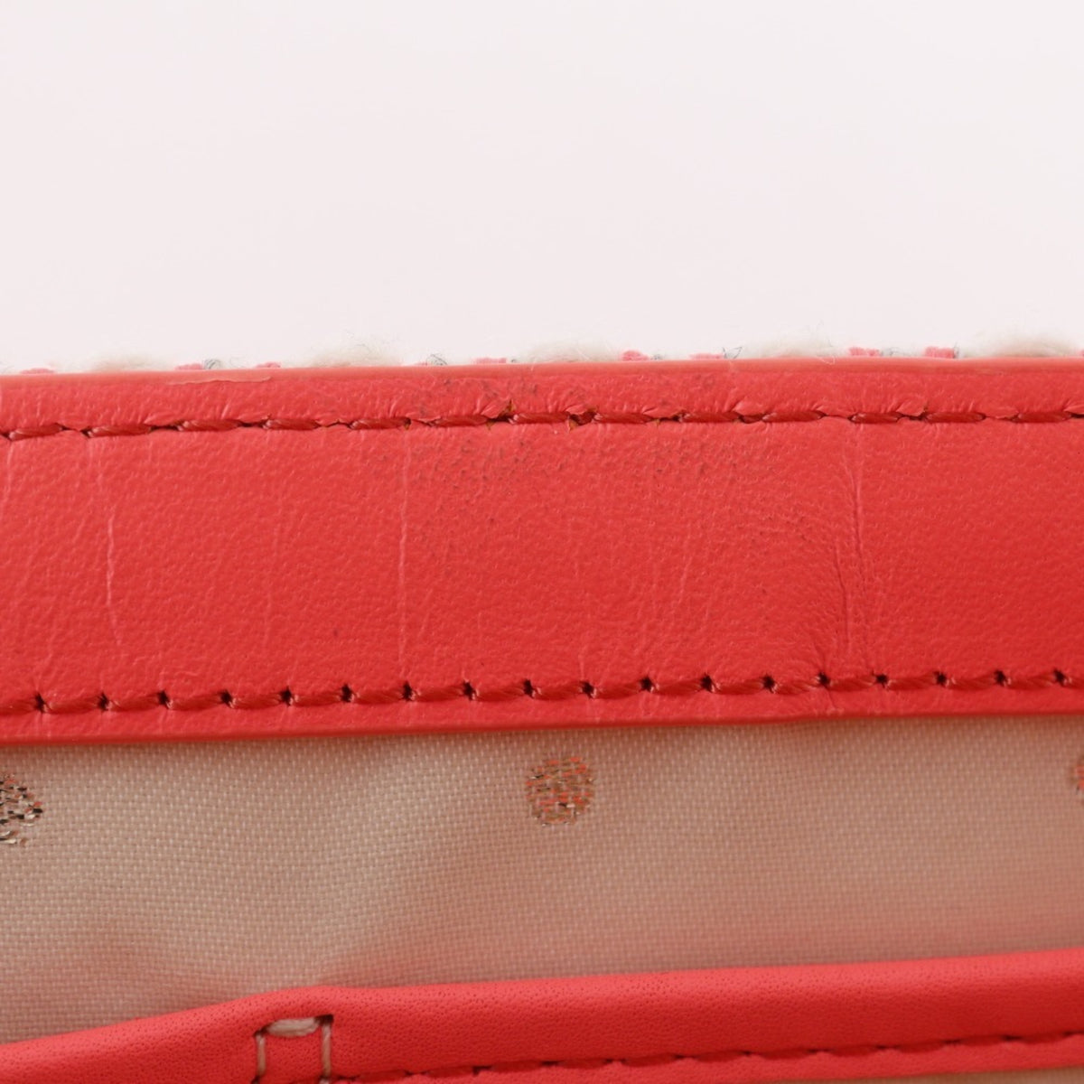 Kate Spade Orange Tweed Shoulder Bag (Pre-Owned)