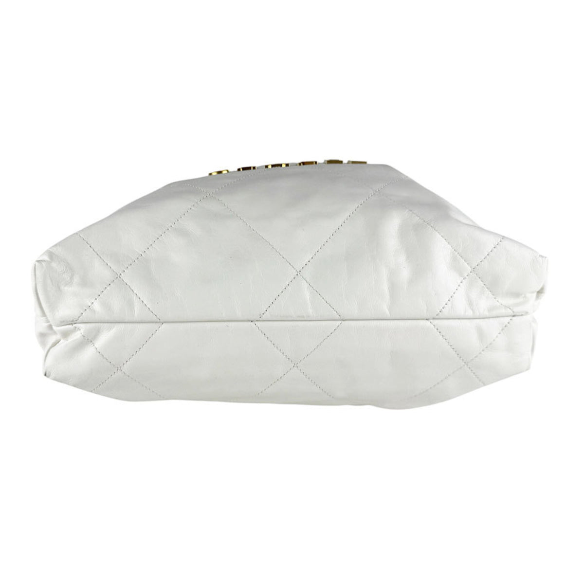 Chanel White Leather Shoulder Bag (Pre-Owned)
