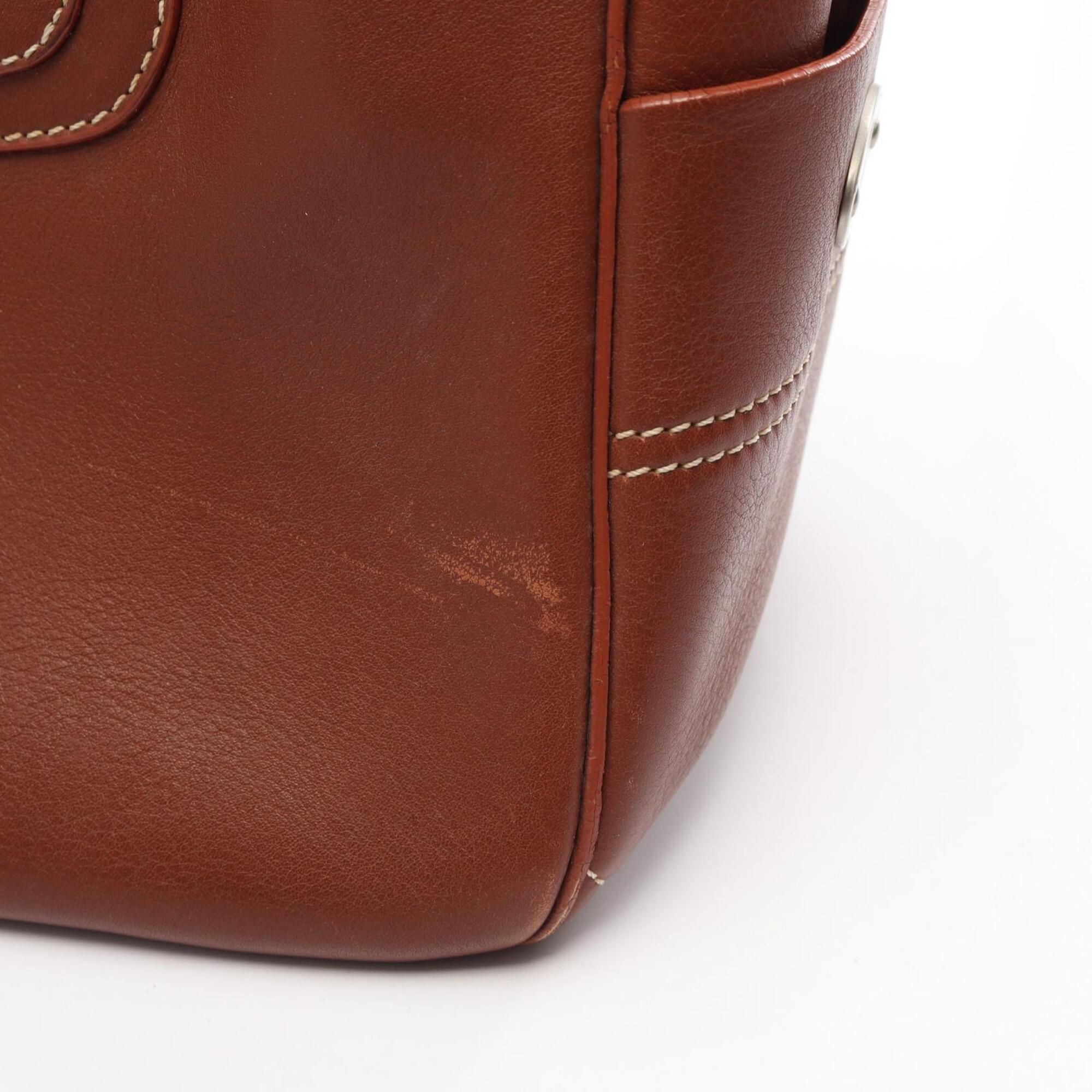 Celine Brown Leather Handbag (Pre-Owned)