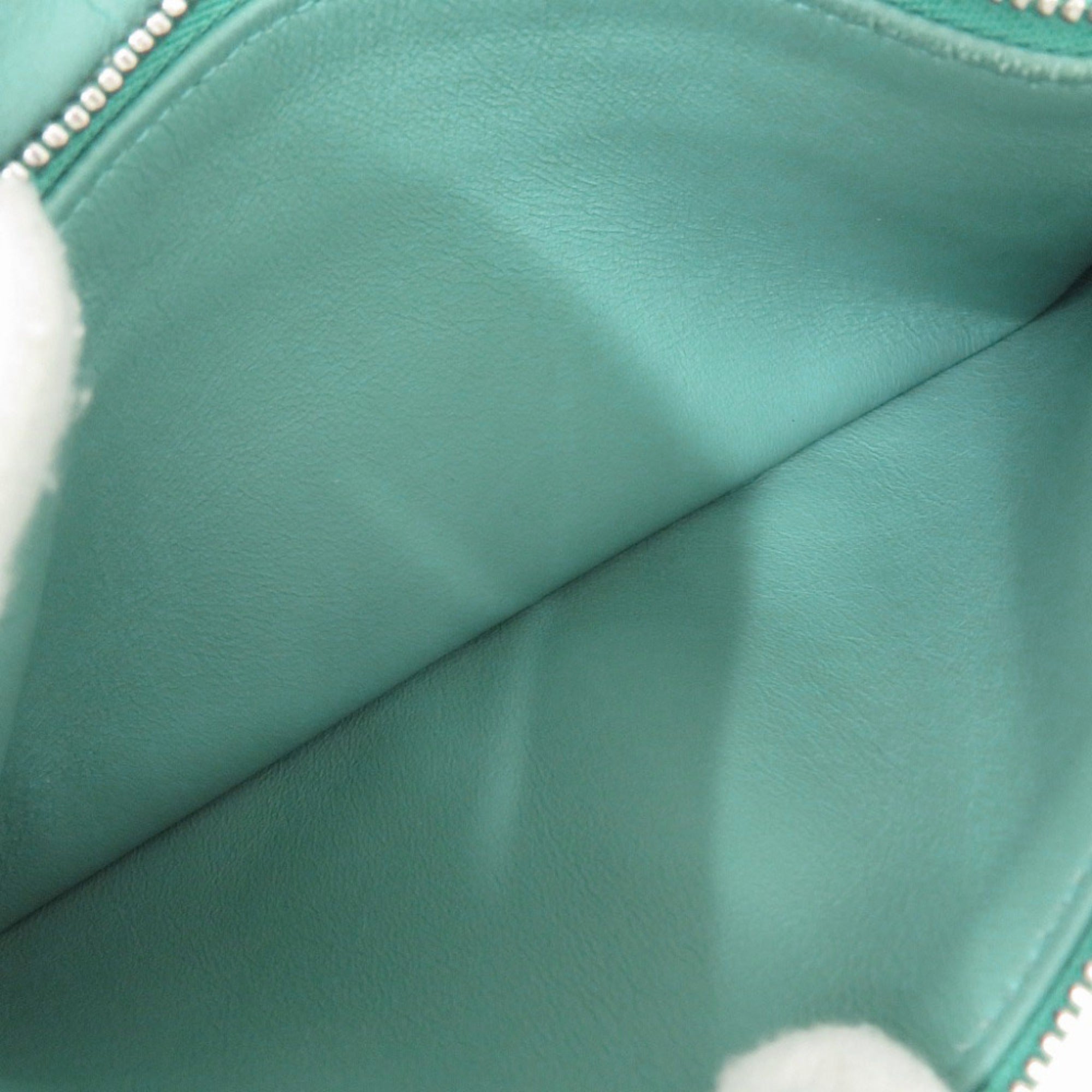 Salvatore Ferragamo Light Blue Leather Shoulder Bag (Pre-Owned)