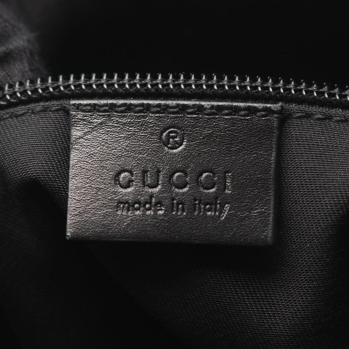 Gucci Black Leather Handbag Shoulder Bag (Pre-Owned)
