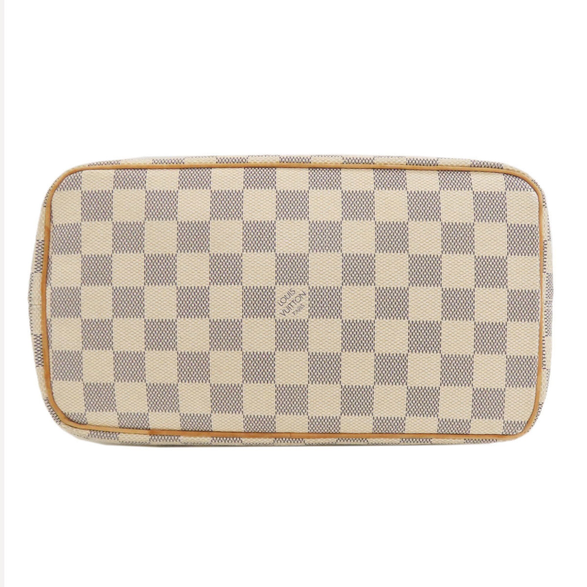 Louis Vuitton Azur Damier Azur White Damier Canvas Tote Bag (Pre-Owned)