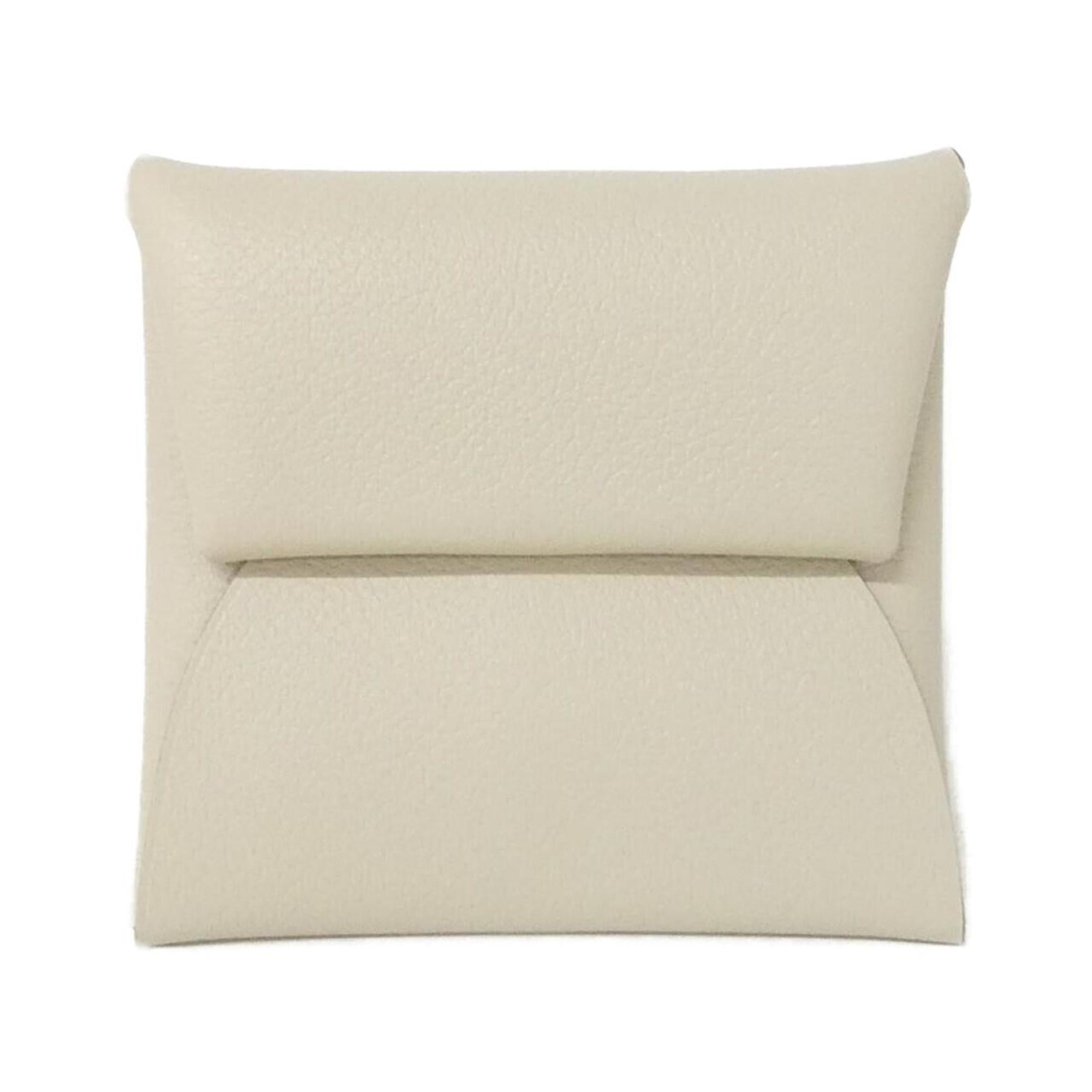 Hermes White Coin Purse/Coin Case (Pre-Owned)