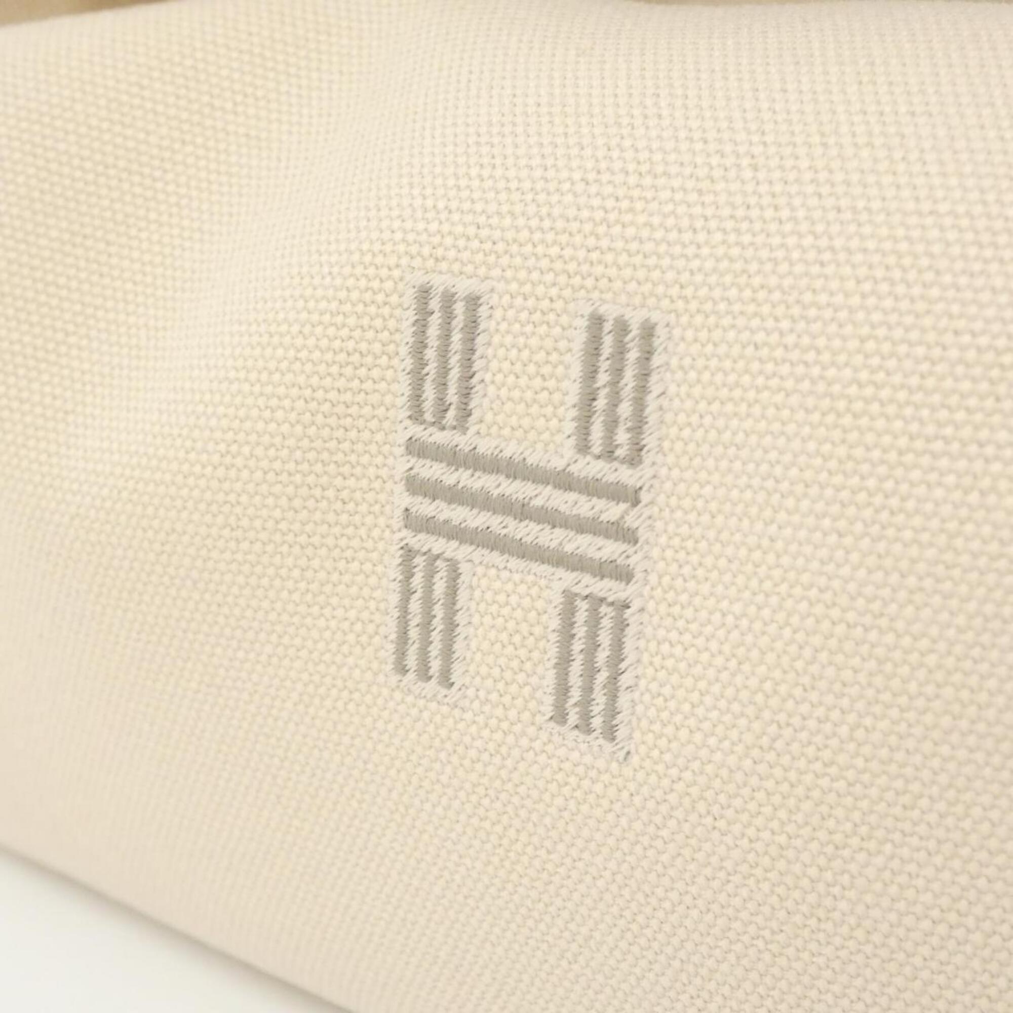 Hermes Natural Canvas Handbag (Pre-Owned)