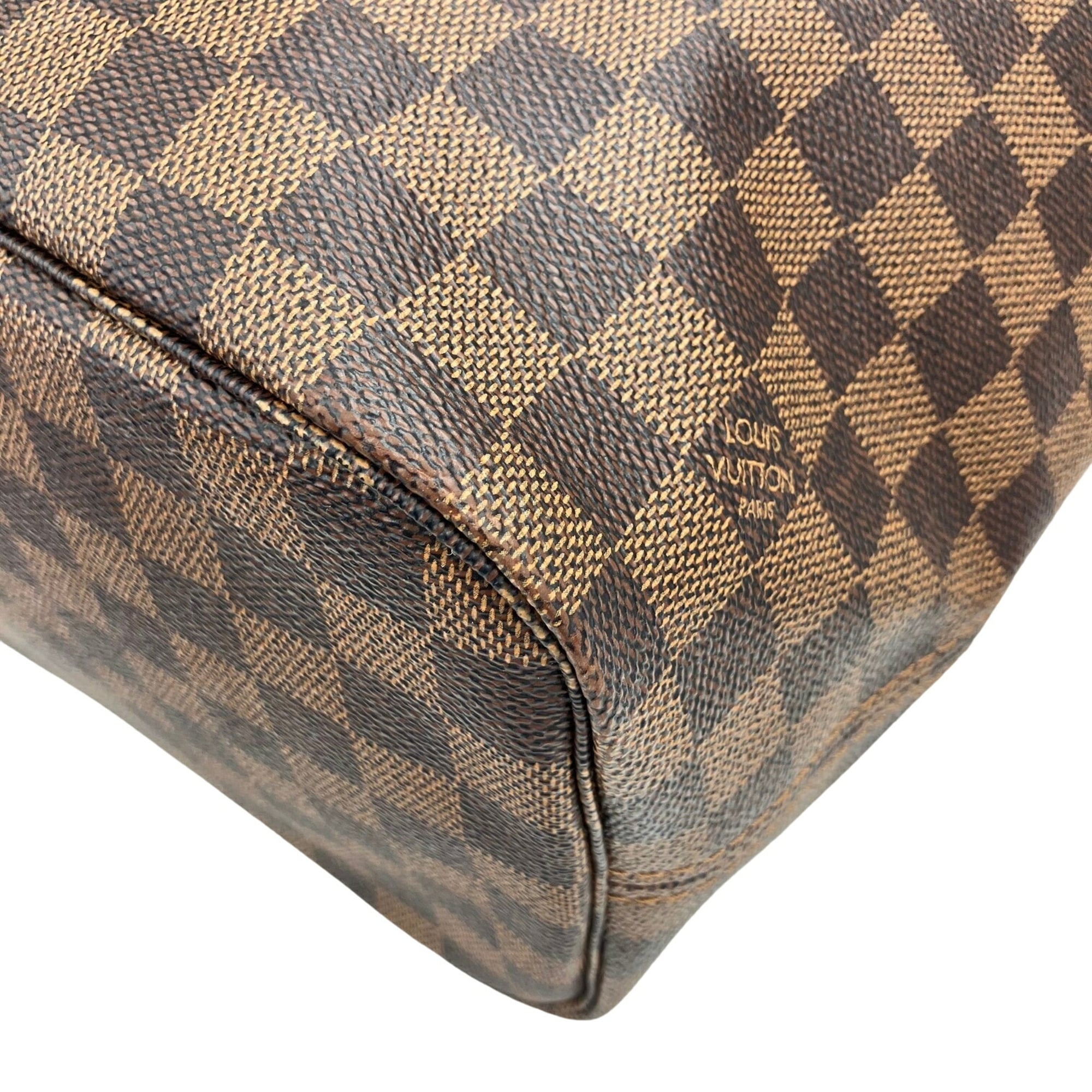 Louis Vuitton Brown Damier Canvas Damier Canvas Shoulder Bag Tote Bag (Pre-Owned)