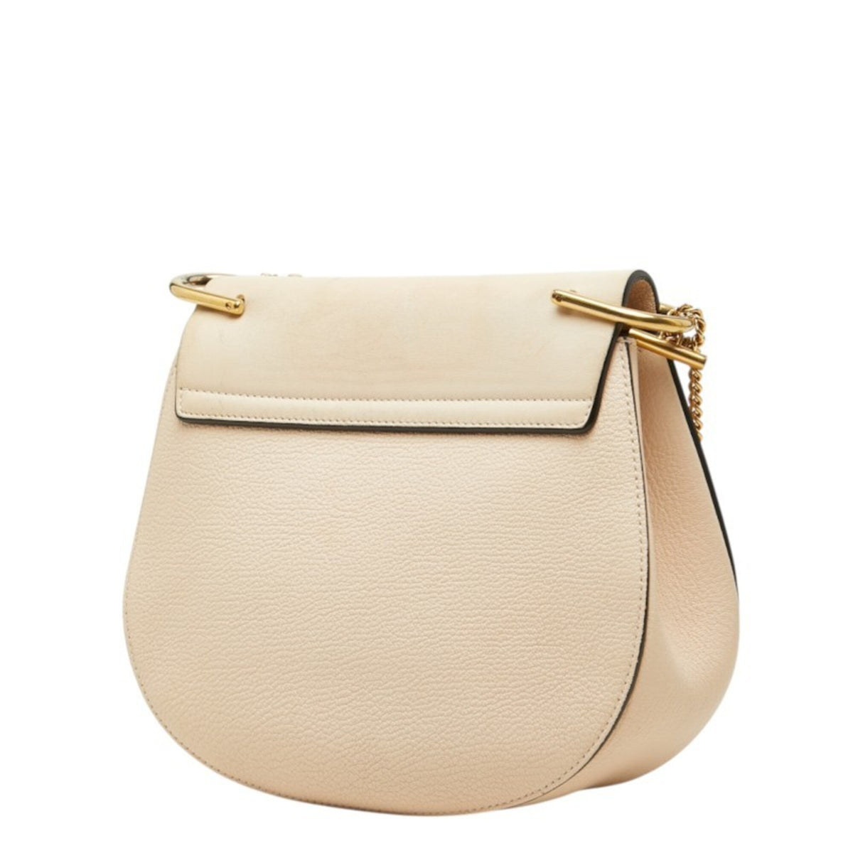 Chloé Beige Pink Leather Shoulder Bag (Pre-Owned)