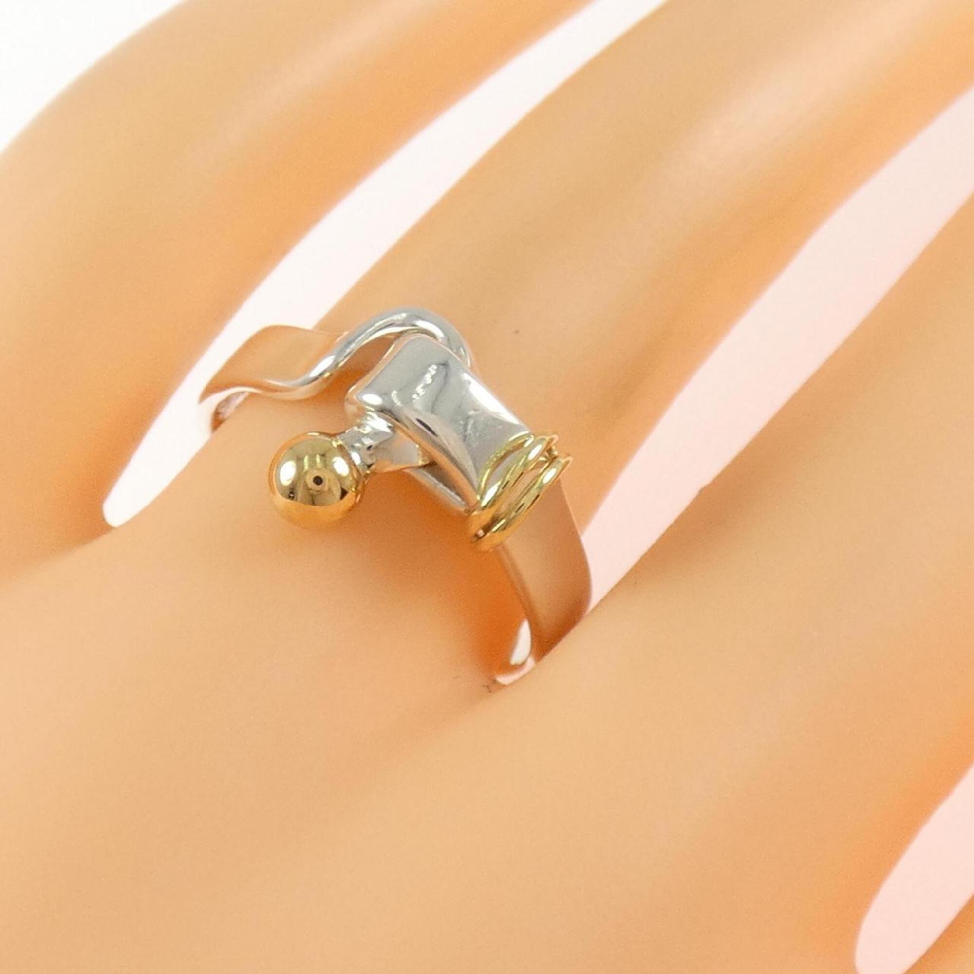 Tiffany Yellow Gold (18K) Silver 925 Band Ring (Pre-Owned)