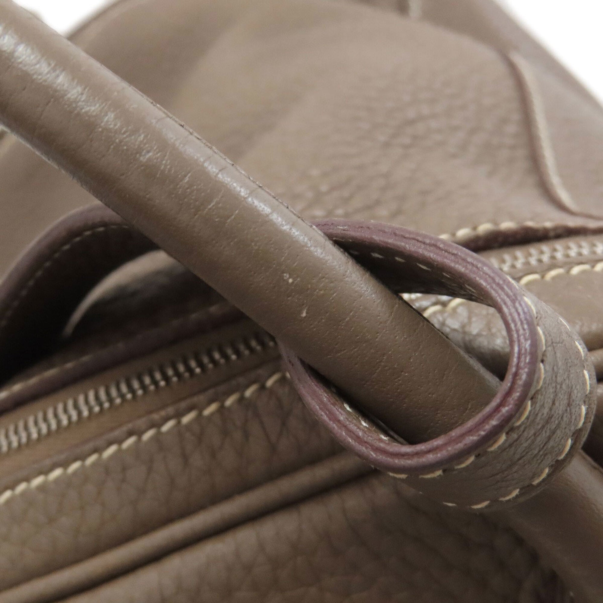 Hermes Etoupe Gray Handbag (Pre-Owned)