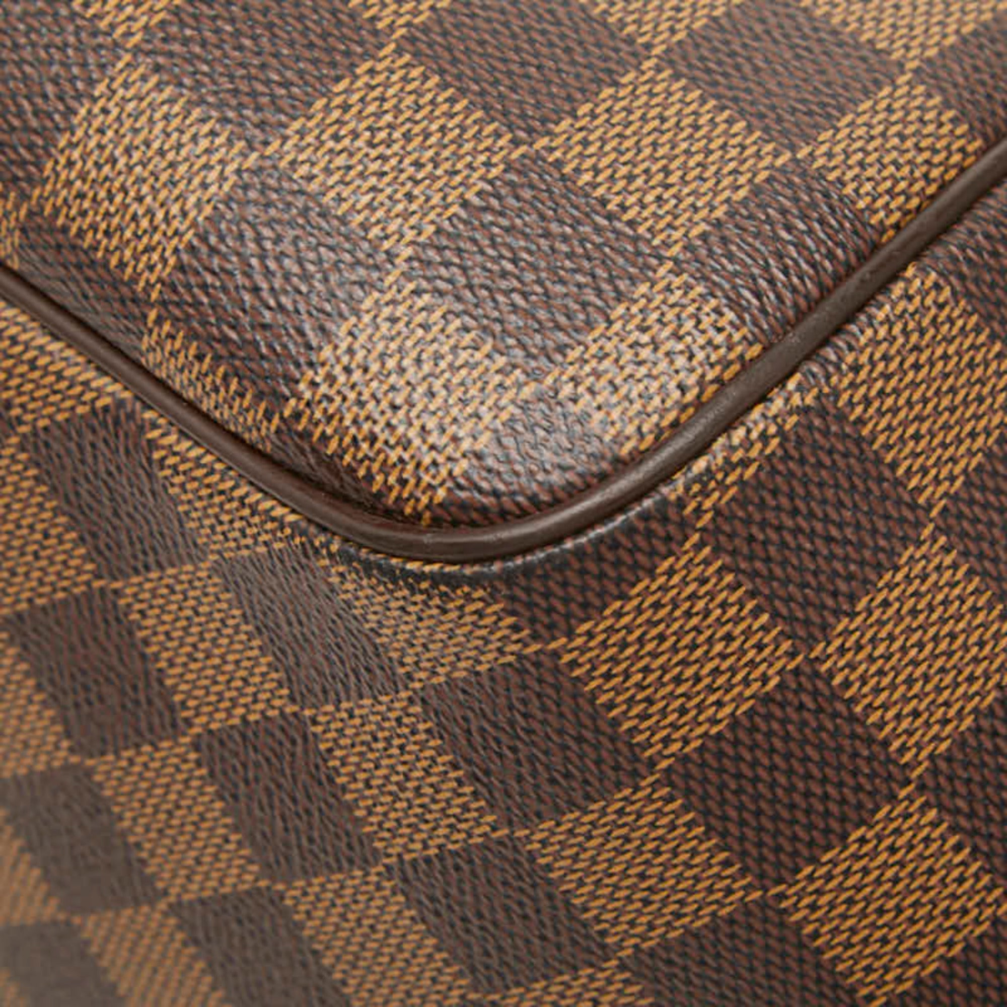 Louis Vuitton Damier Brown Ebene Pvc Leather Handbag Tote Bag (Pre-Owned)