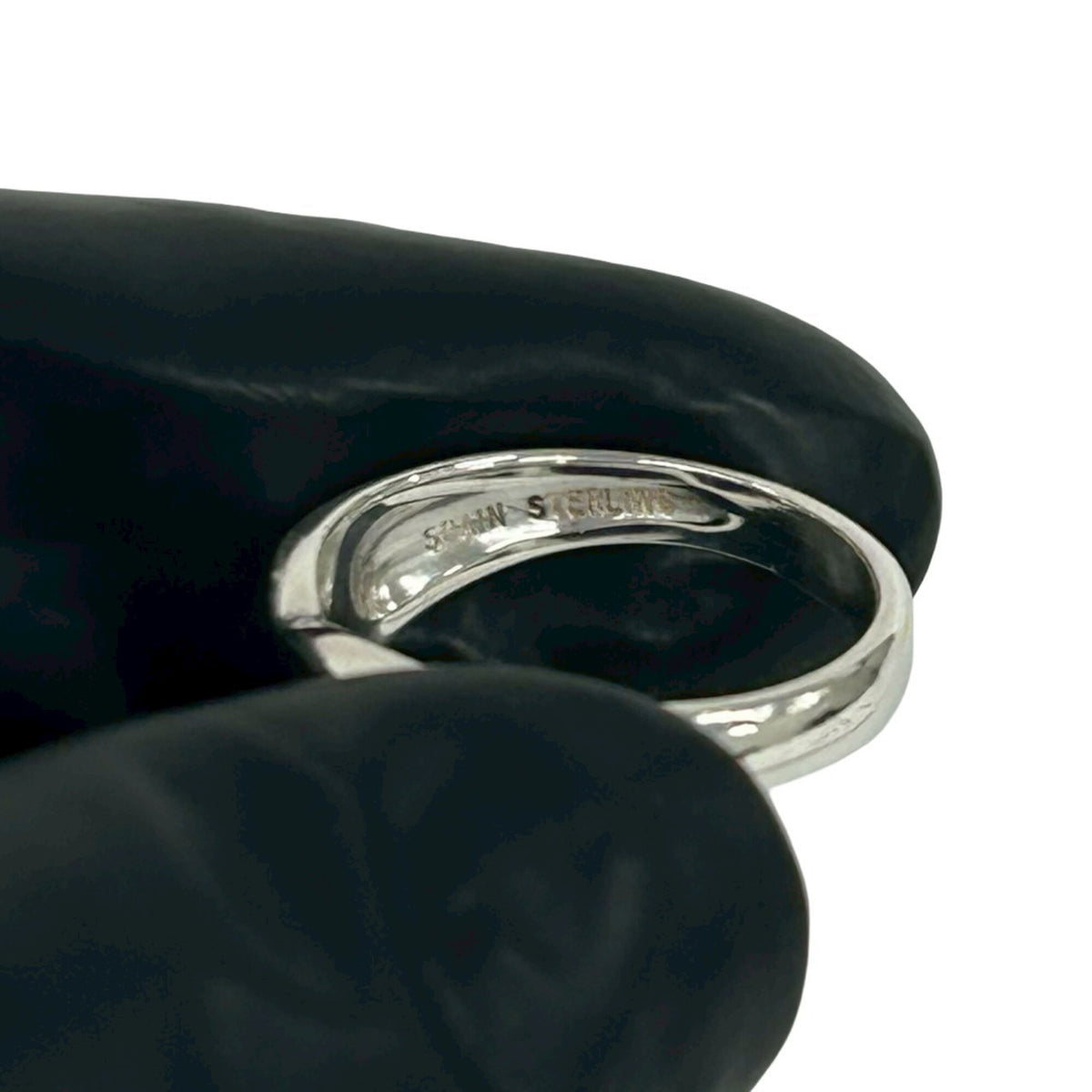 Tiffany Silver Silver 925 Band Ring (Pre-Owned)