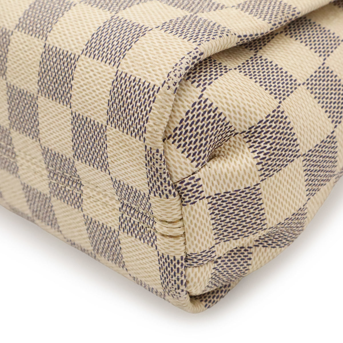Louis Vuitton Damier Azur Ivory Yellow Damier Azur Handbag Shoulder Bag (Pre-Owned)