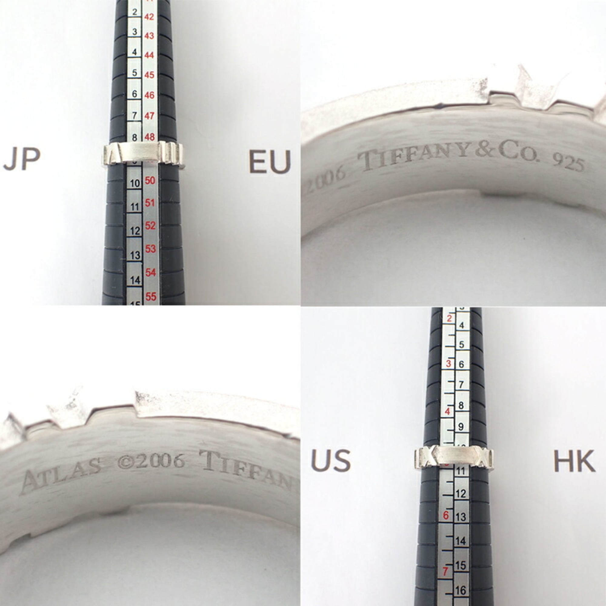 Tiffany Sterling Silver 925 Band Ring (Pre-Owned)