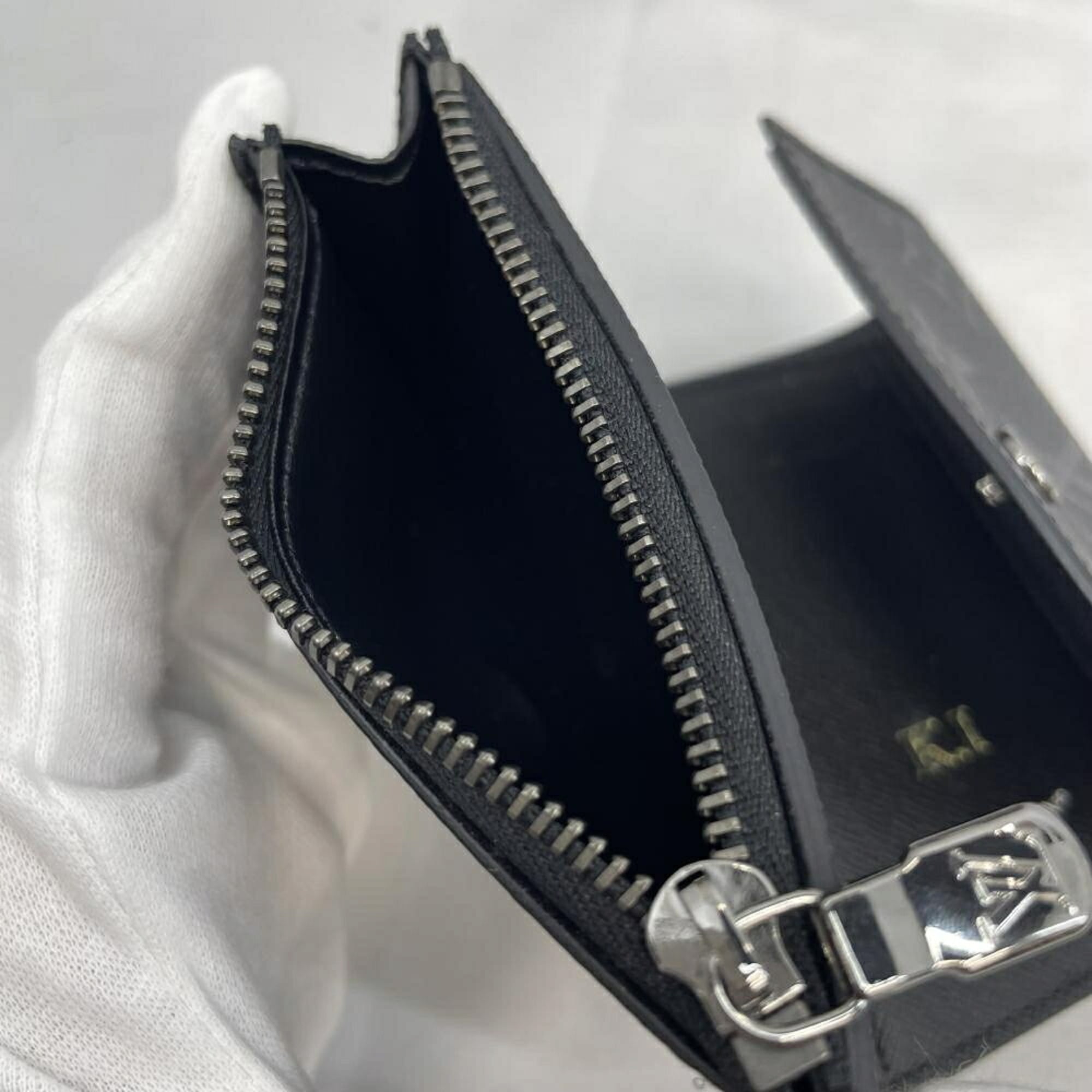 Louis Vuitton Black Monogram Wallet (Tri-Fold) (Pre-Owned)