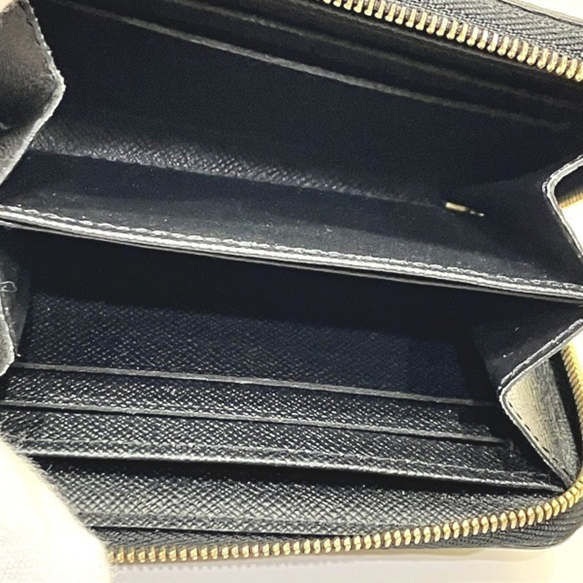 Louis Vuitton Monogram Black Brown Coin Purse/Coin Case (Pre-Owned)