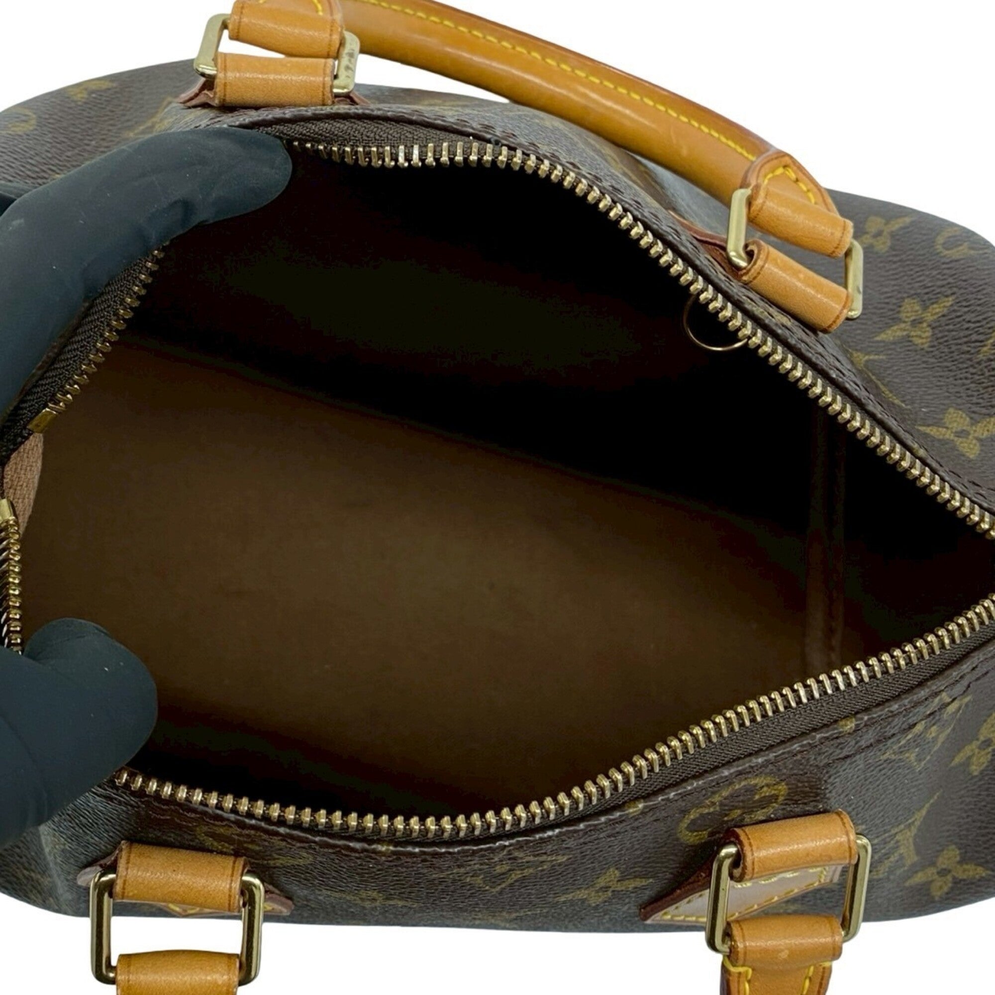 Louis Vuitton Brown Leather Pvc Boston Bag Handbag (Pre-Owned)