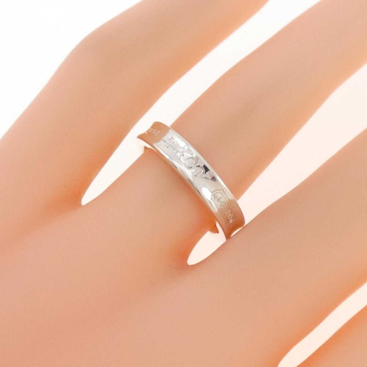 Tiffany Silver 925 Band Ring (Pre-Owned)