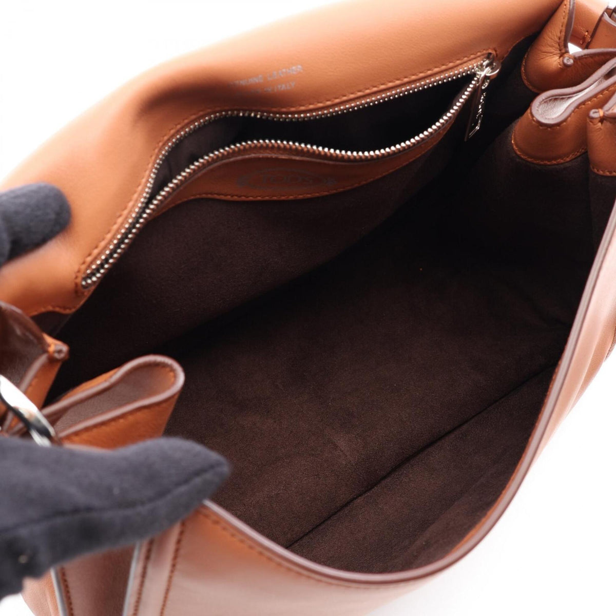Tod's Brown Leather Handbag (Pre-Owned)