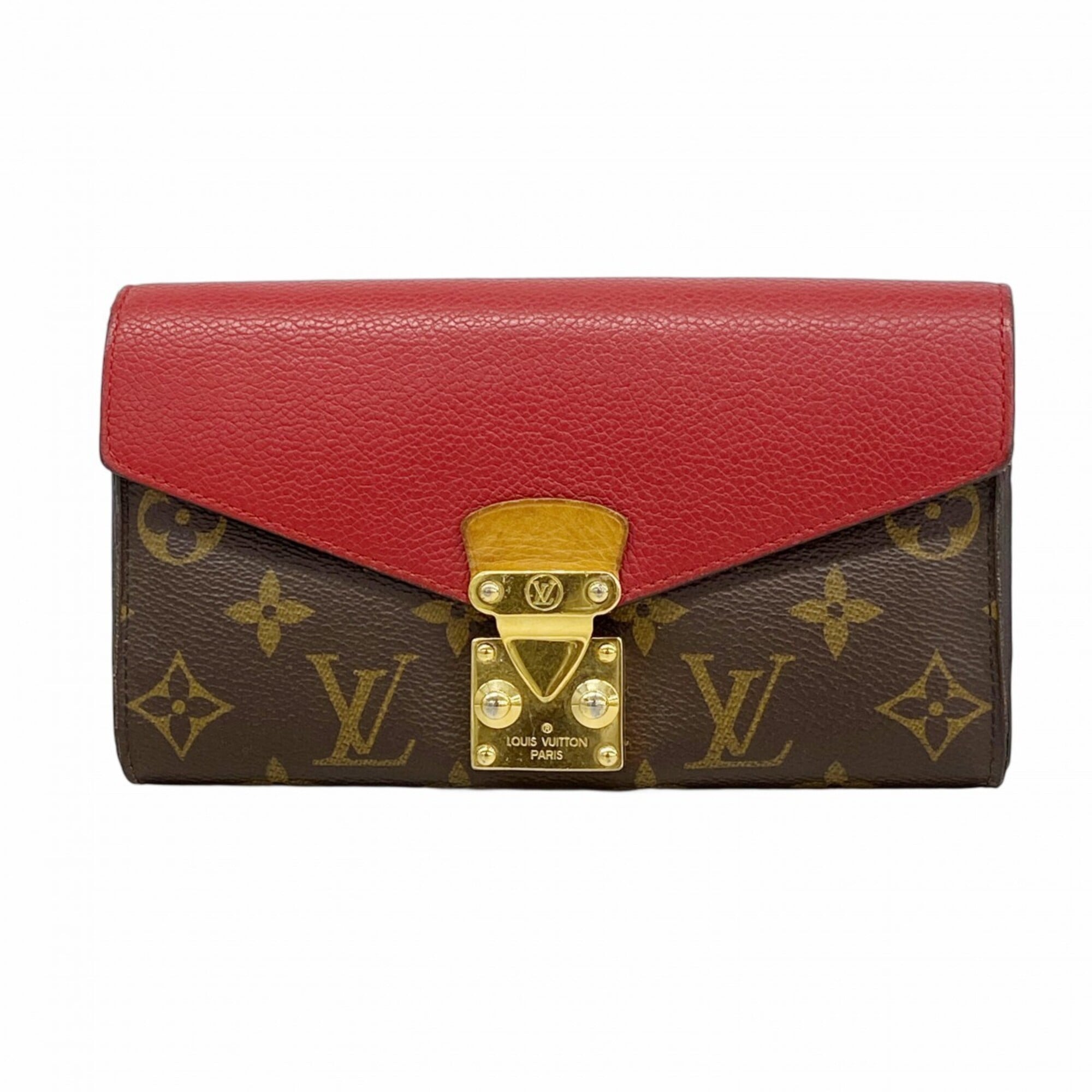 Louis Vuitton Brown Cerise Long Wallet (Bi-Fold) (Pre-Owned)