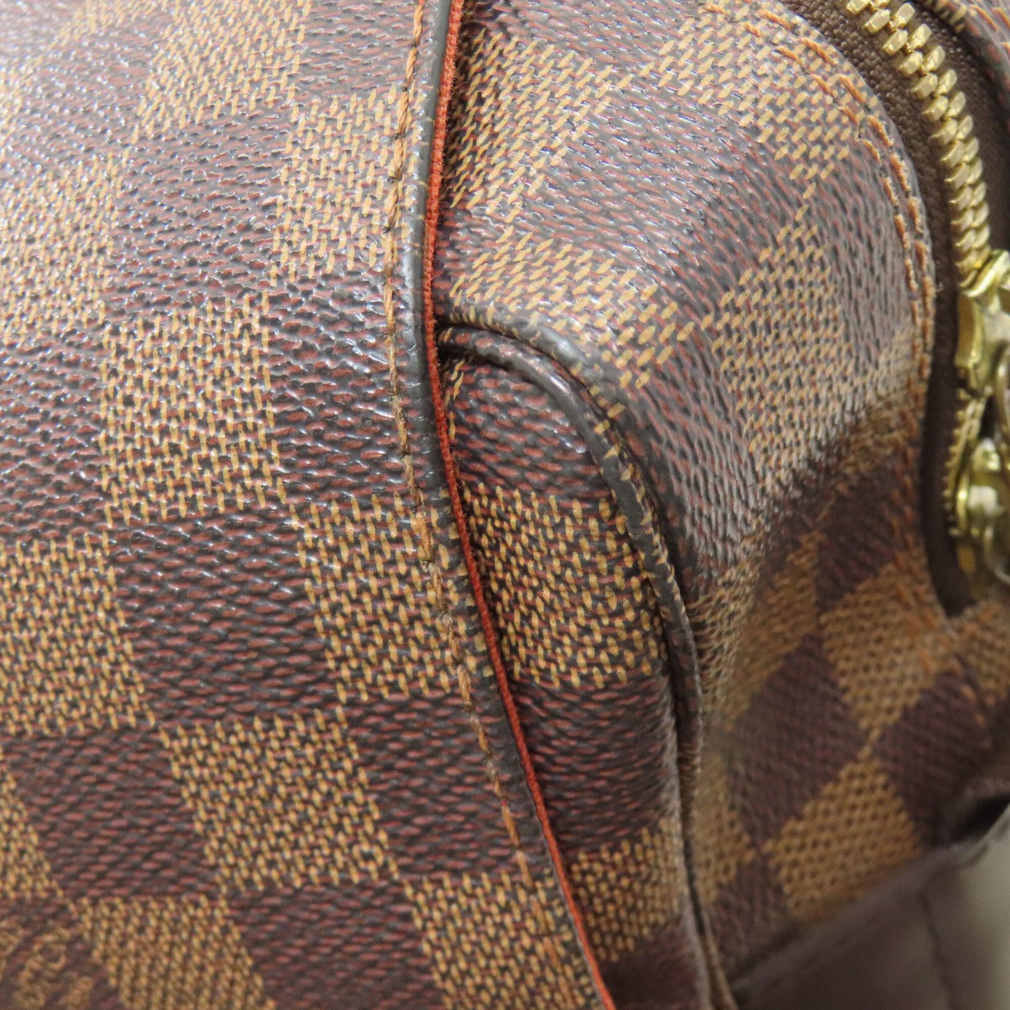 Louis Vuitton Damier Canvas Ebene Damier Canvas Shoulder Bag (Pre-Owned)