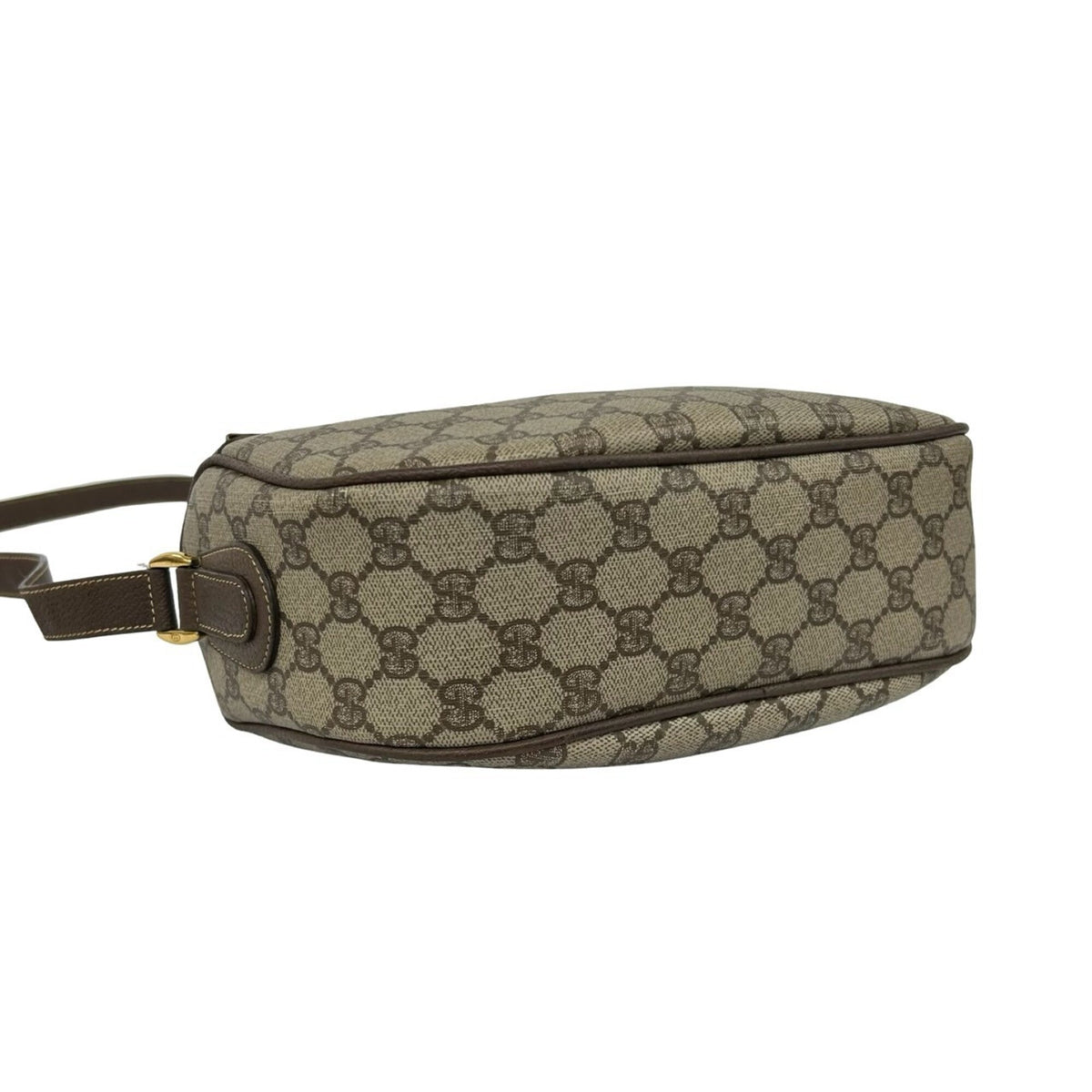 Gucci Brown Pvc Leather Pochette Shoulder Bag (Pre-Owned)