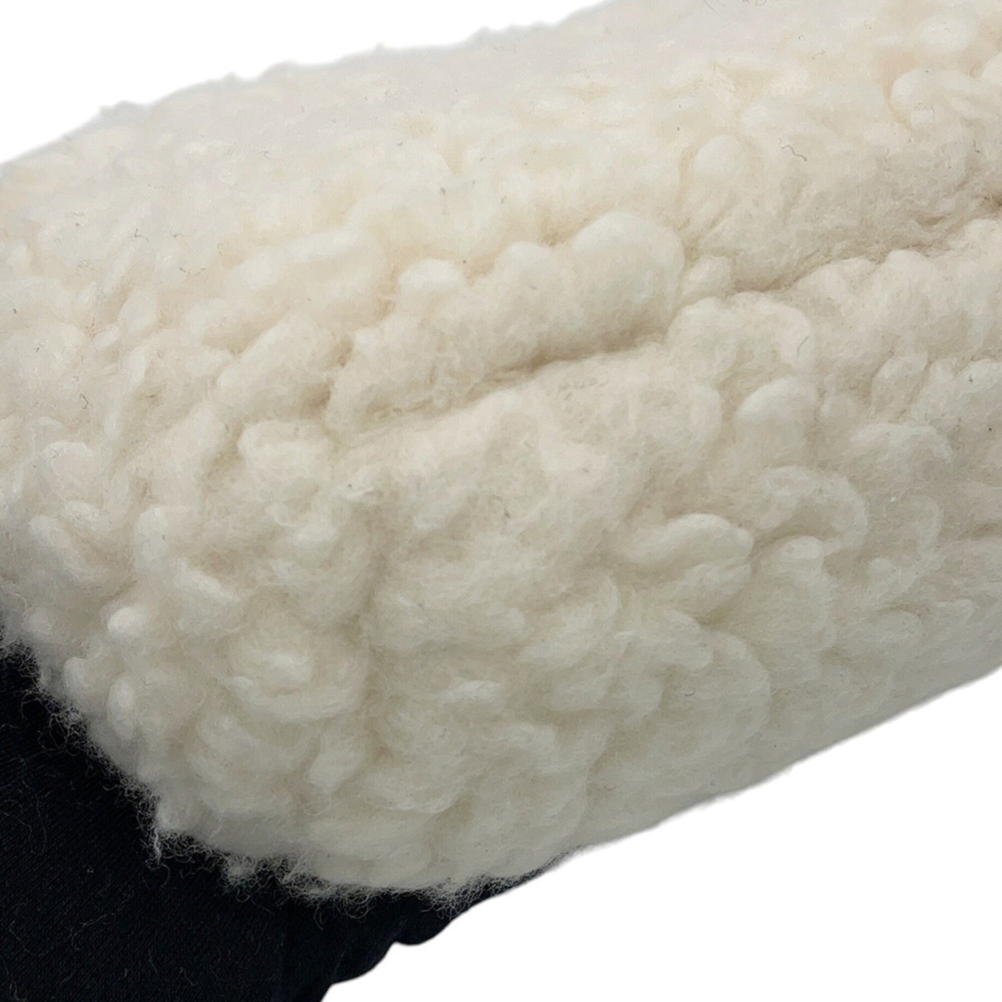 Prada White Wool Cashmere Shoulder Bag (Pre-Owned)