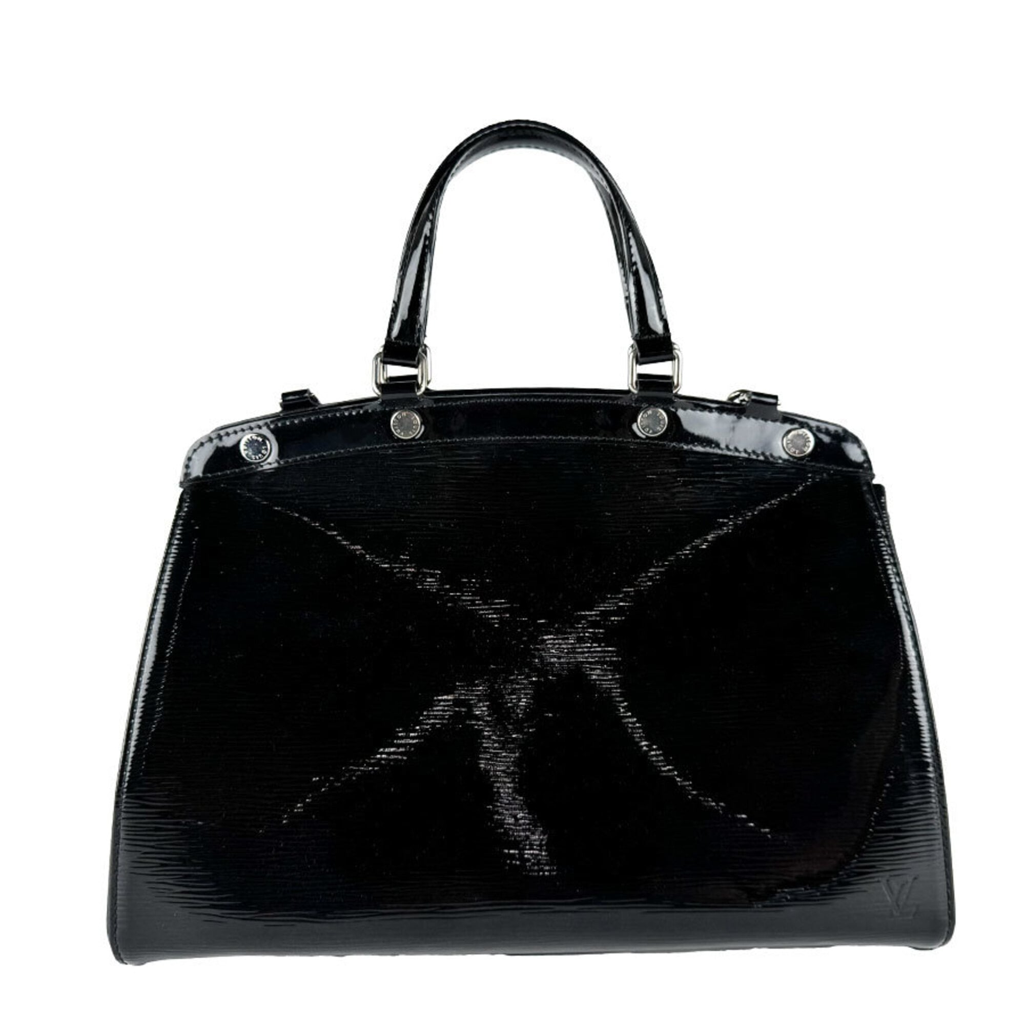 Louis Vuitton Noir Handbag Shoulder Bag (Pre-Owned)