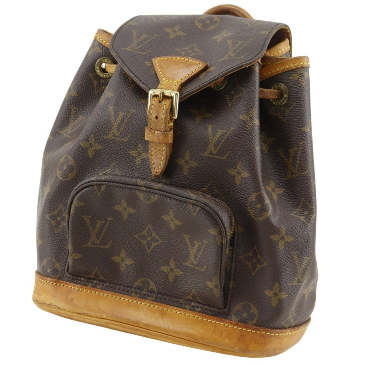 Louis Vuitton Brown Canvas Backpack (Pre-Owned)