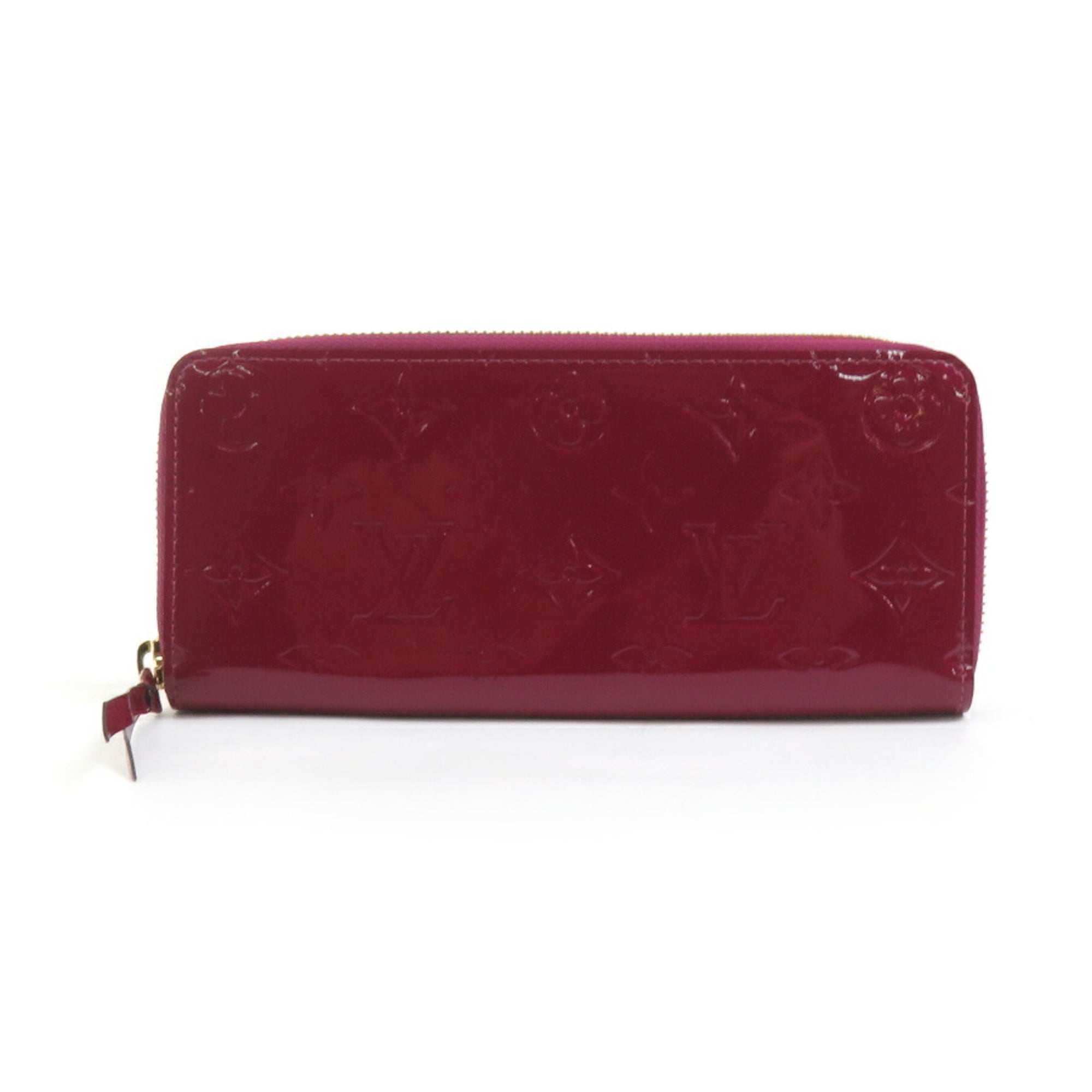 Louis Vuitton Magenta Monogram Vernis Long Wallet (Bi-Fold) (Pre-Owned)