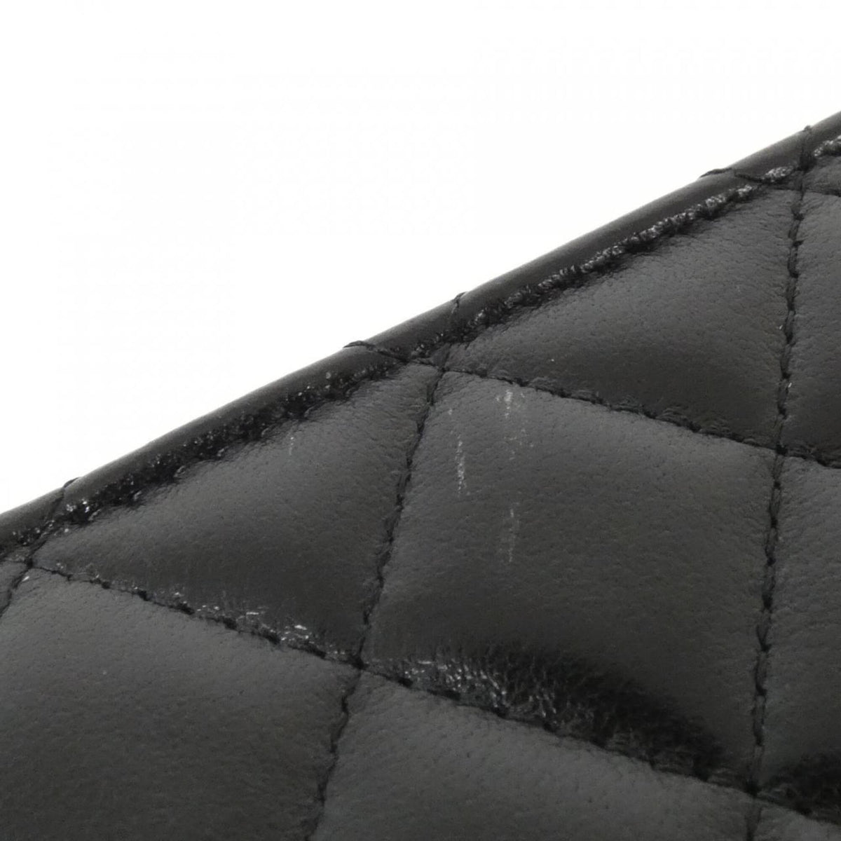 Chanel Black Leather Handbag Shoulder Bag (Pre-Owned)