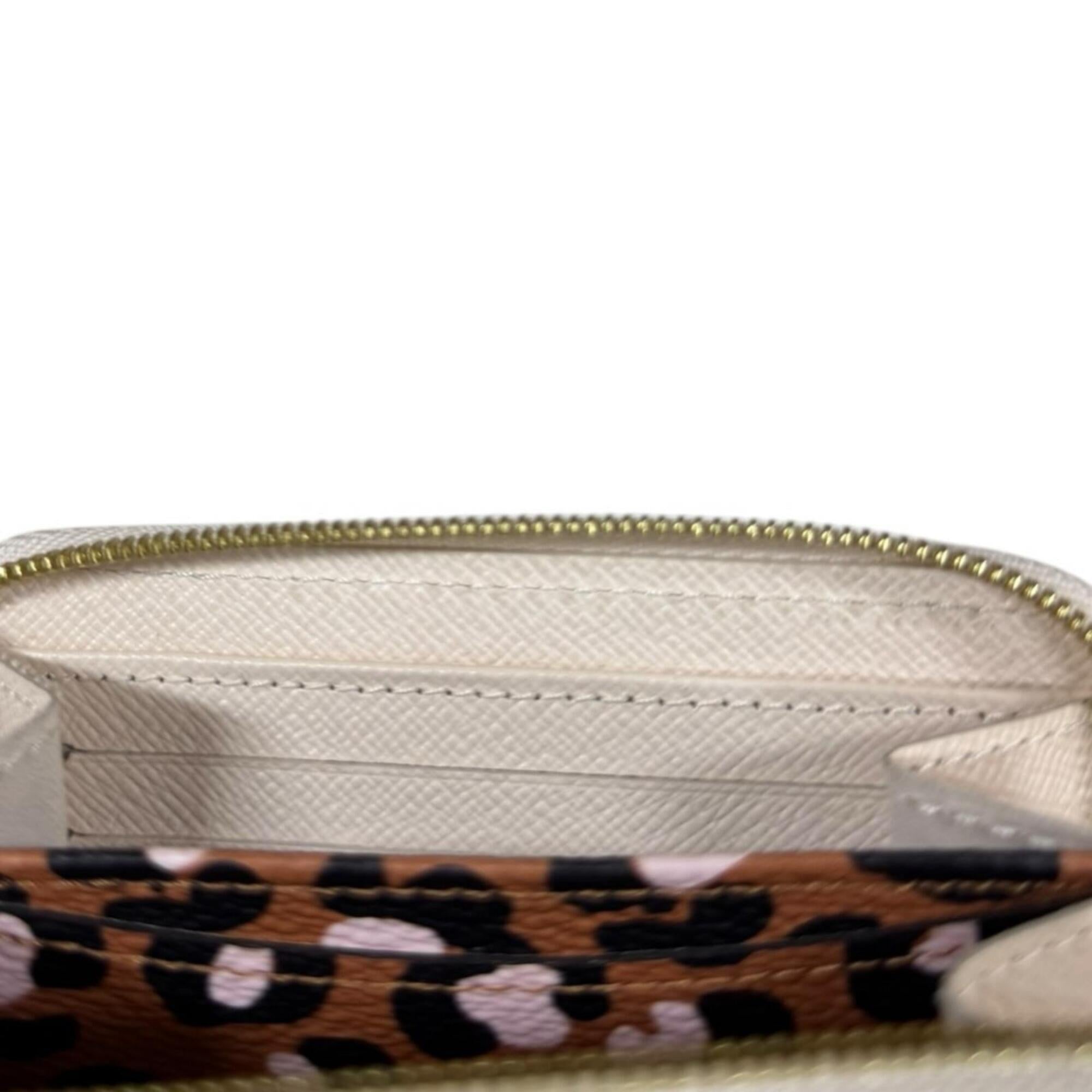Louis Vuitton Or White Canvas Coin Purse/Coin Case (Pre-Owned)