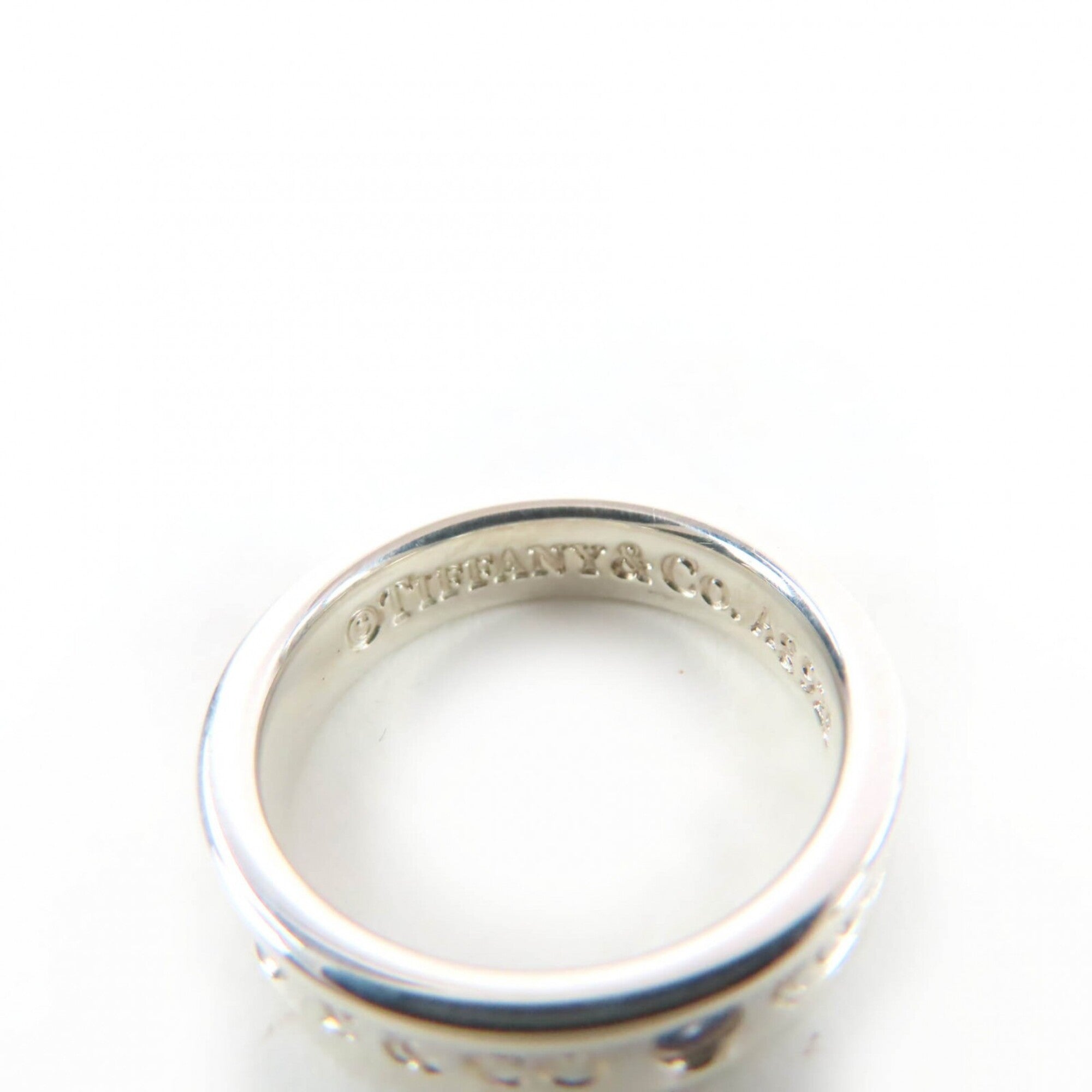 Tiffany Silver Silver 925 Band Ring (Pre-Owned)