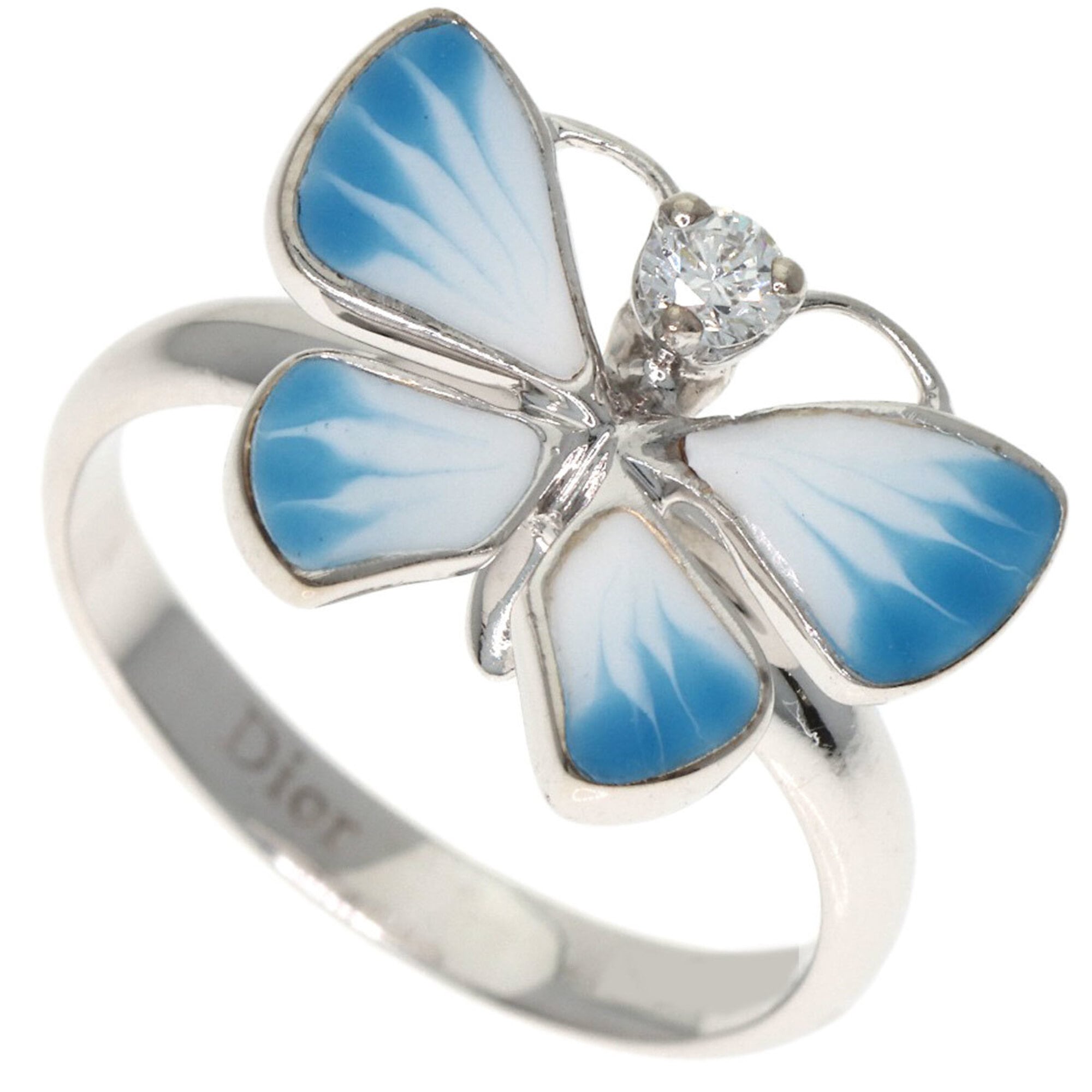 Christian Dior White Gold White Gold (18K) Pinky Ring (Pre-Owned)