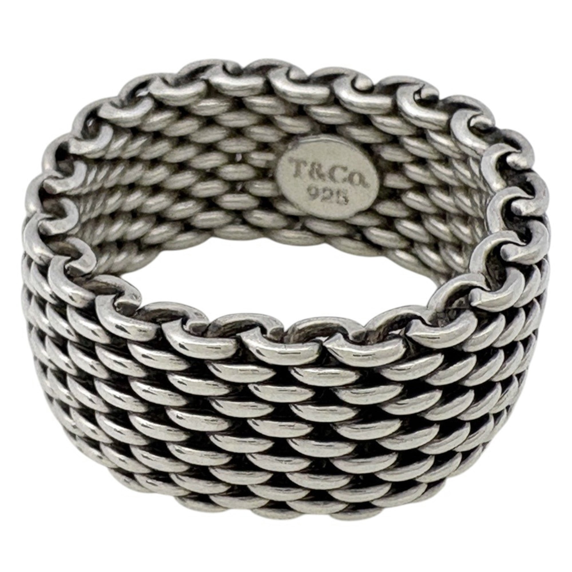 Tiffany Silver 925 Band Ring (Pre-Owned)
